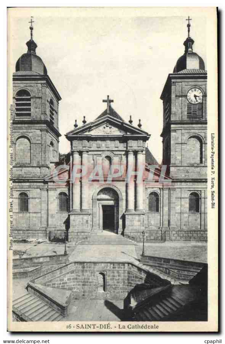 CPA Saint Die La Cathedrale