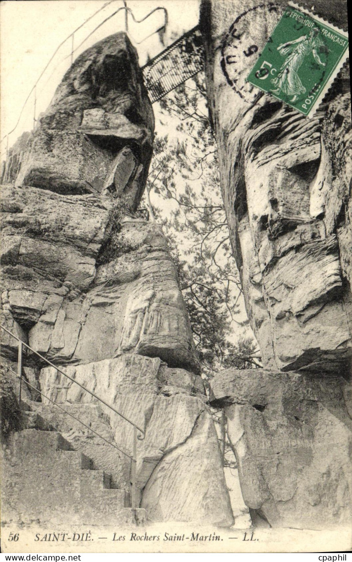 CPA Saint Die Les Rochers Saint Martin