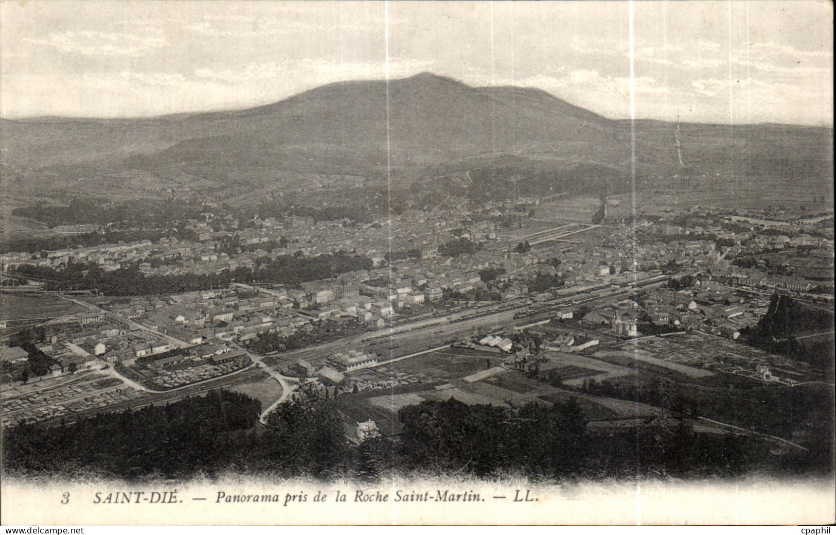 CPA Saint Die Panarama pris de la Roche Saint Martin