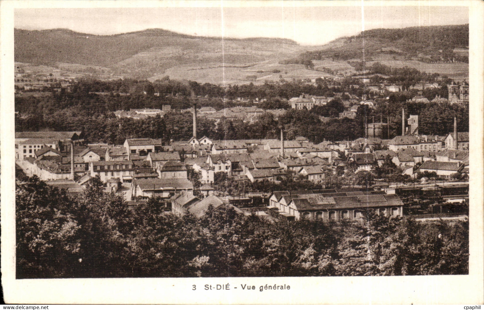 CPA Saint Die Vue generale