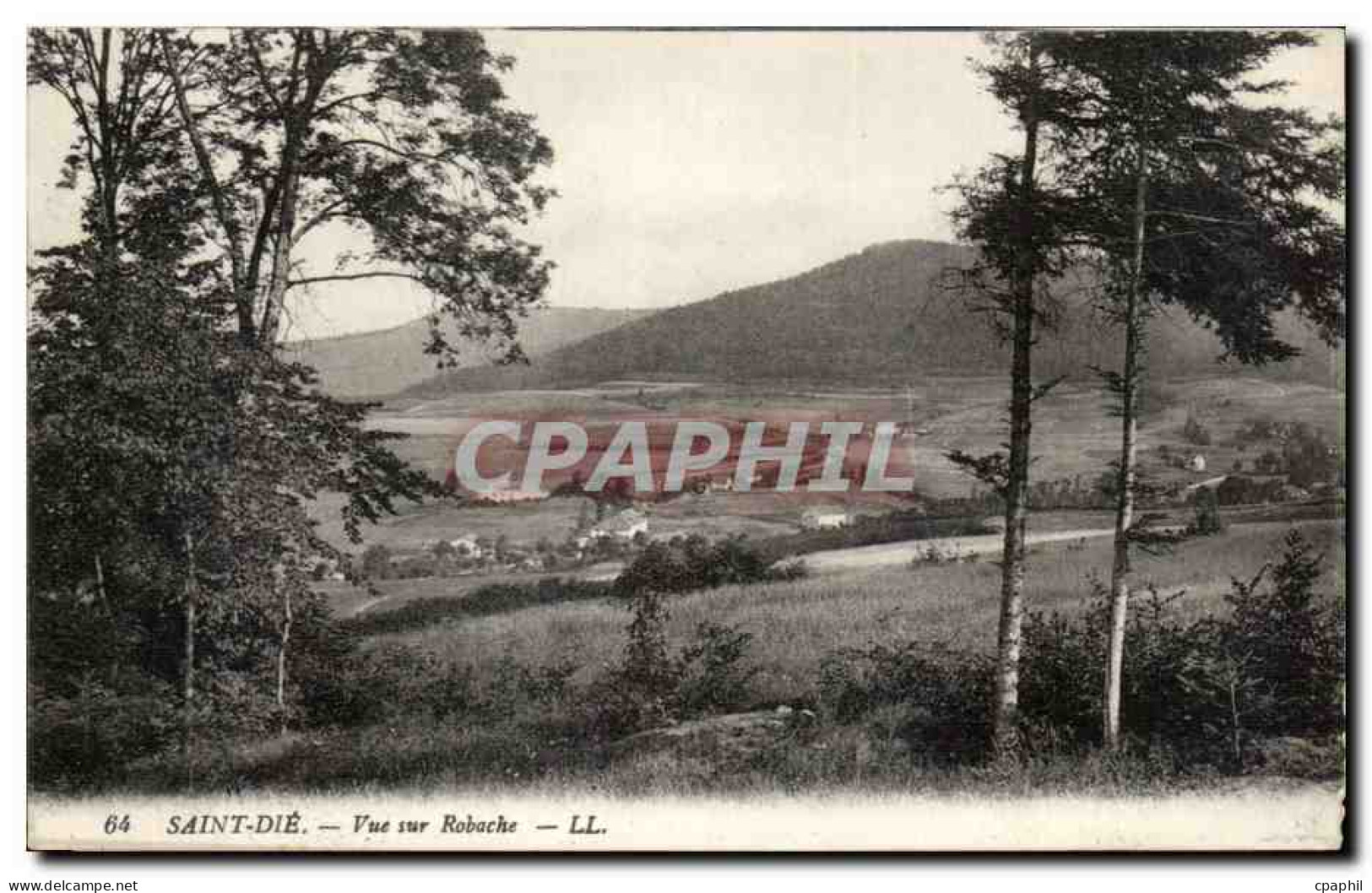 CPA Saint Die Vue sur Robache