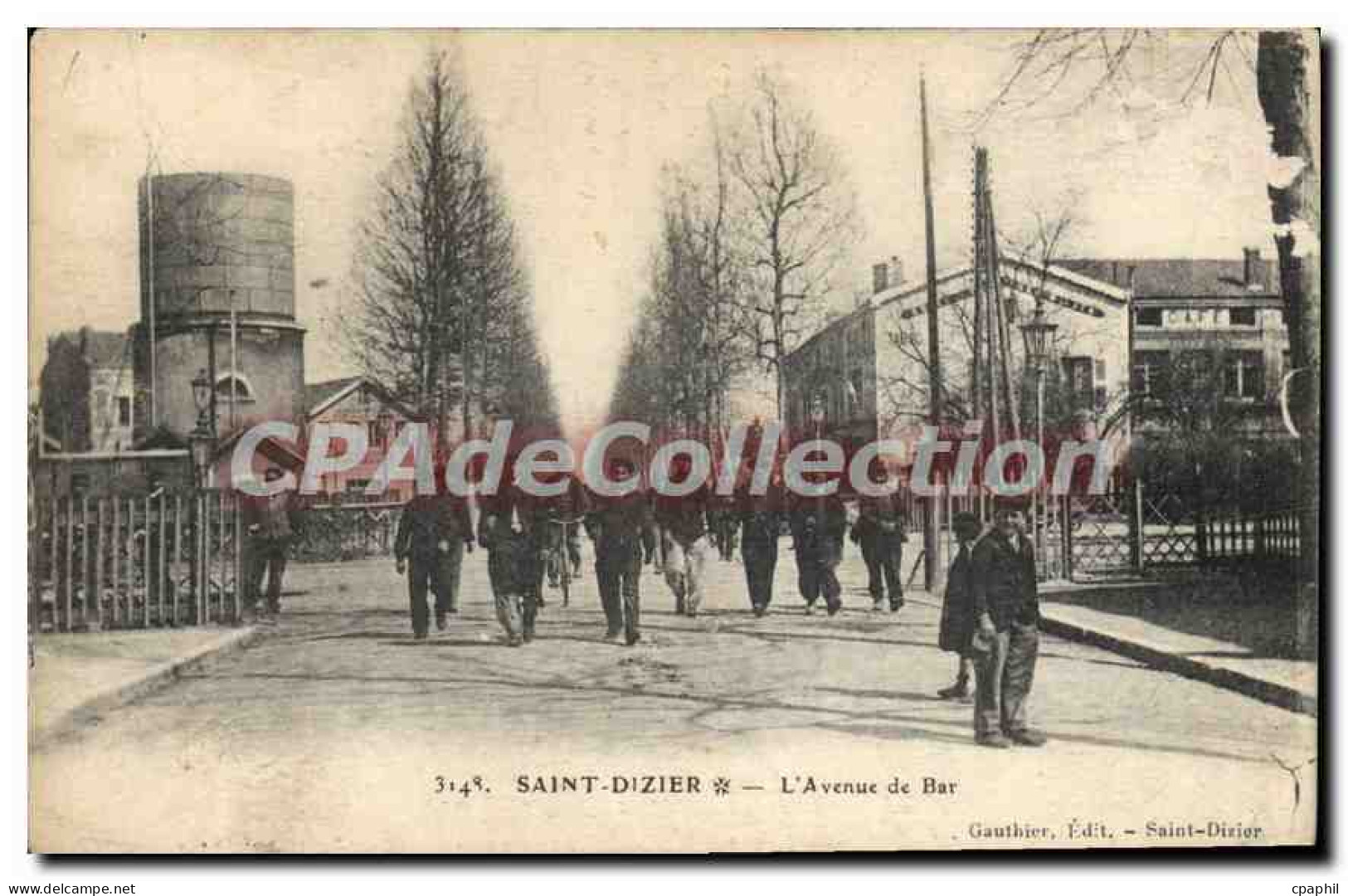 CPA Saint Dizier L'Avenue De Bar