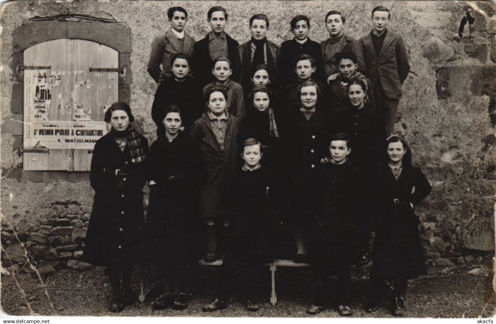 CPA SAINT-ELOY-les-MINES Young People - Photo Postcard (1255797)