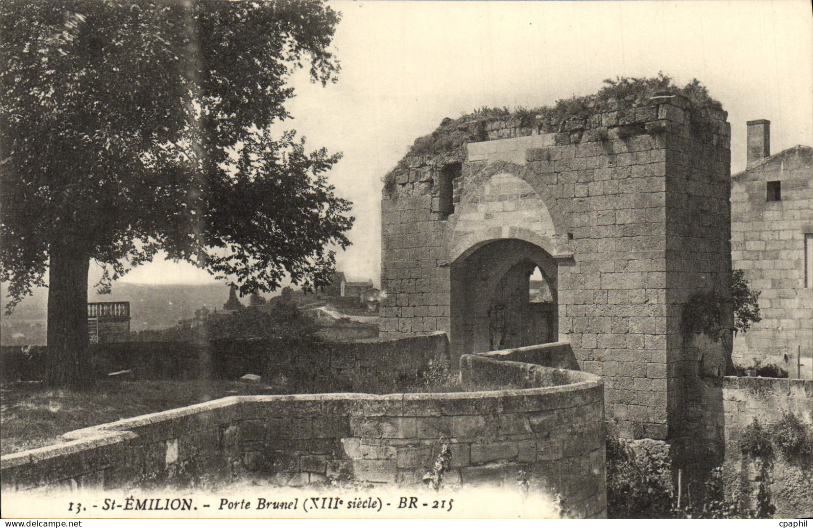 CPA Saint Emilion Porte Brunel