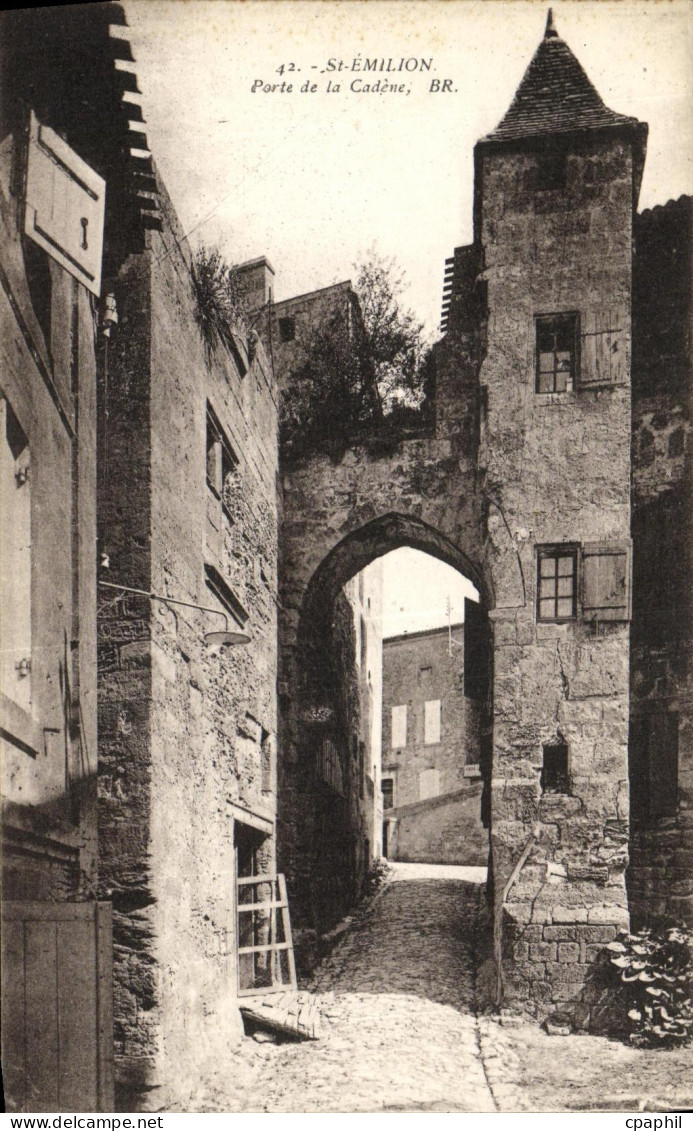CPA Saint Emilion Porte de la Cadene