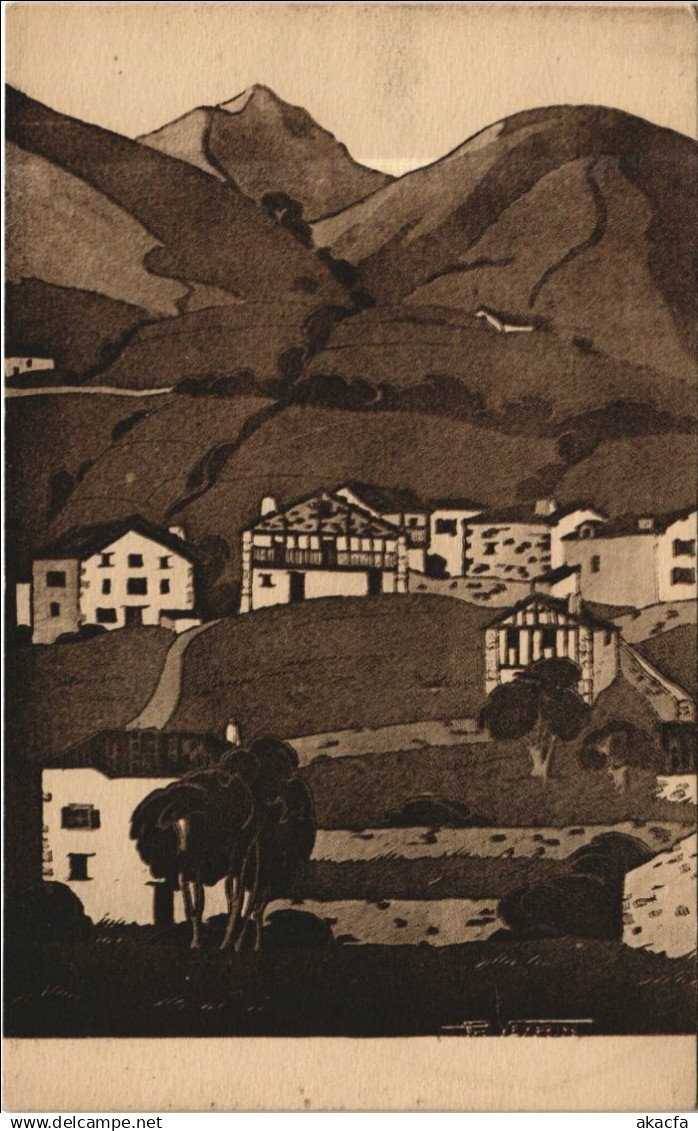 CPA SAINT-ETIENNE-de-BAIGORRY Quartier Michelenea (1163898)