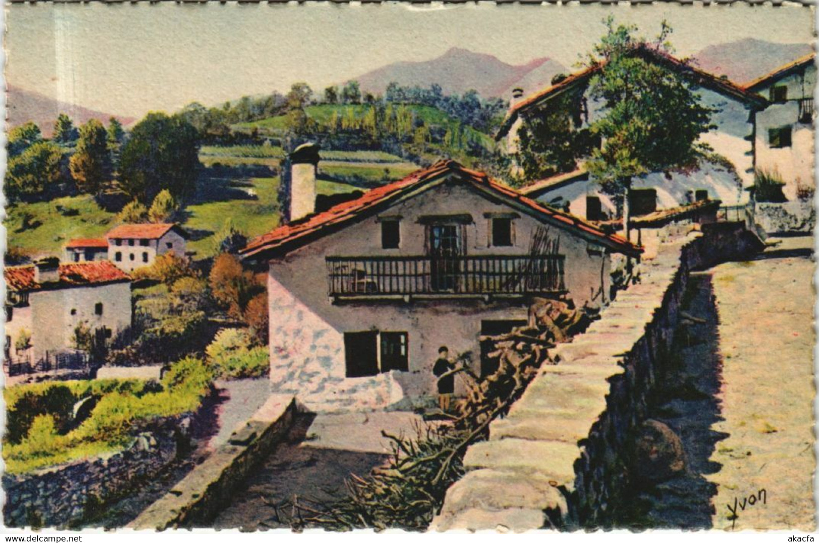 CPA SAINT-ETIENNE-de-BAIGORRY Town Scene (1163469)