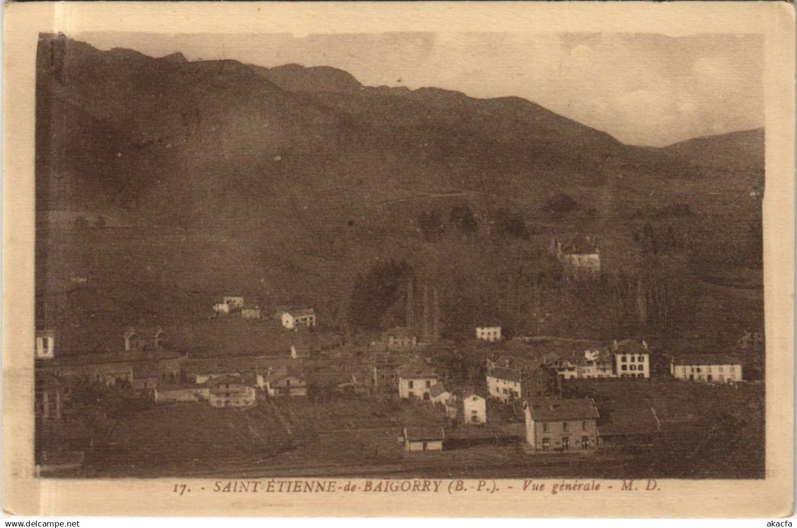 CPA SAINT-ETIENNE-de-BAIGORRY Vue Generale (1163603)