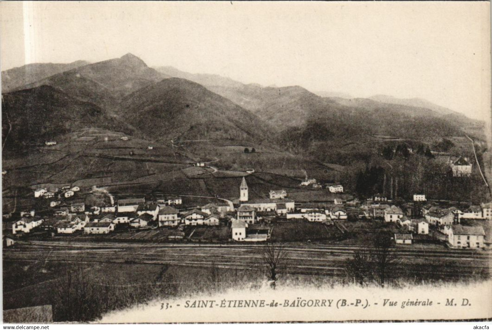 CPA SAINT-ETIENNE-de-BAIGORRY Vue Generale (1163741)