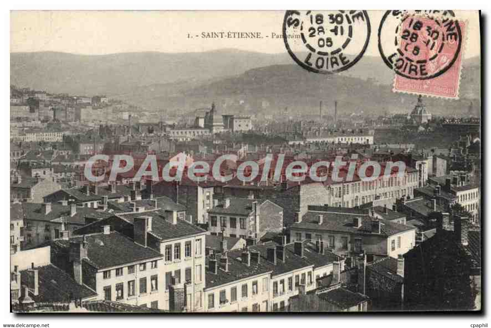 CPA Saint Etienne Panorama