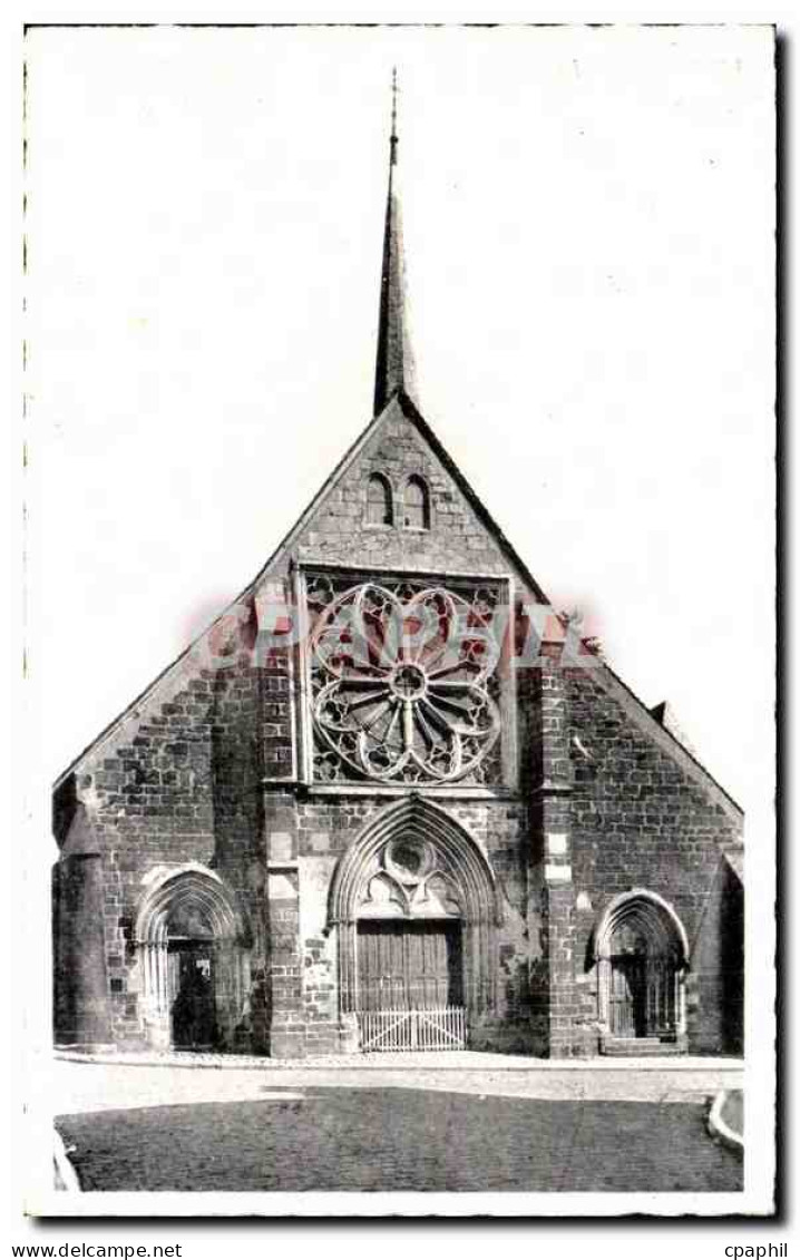 CPA Saint Fargeau Eglsie et rosace