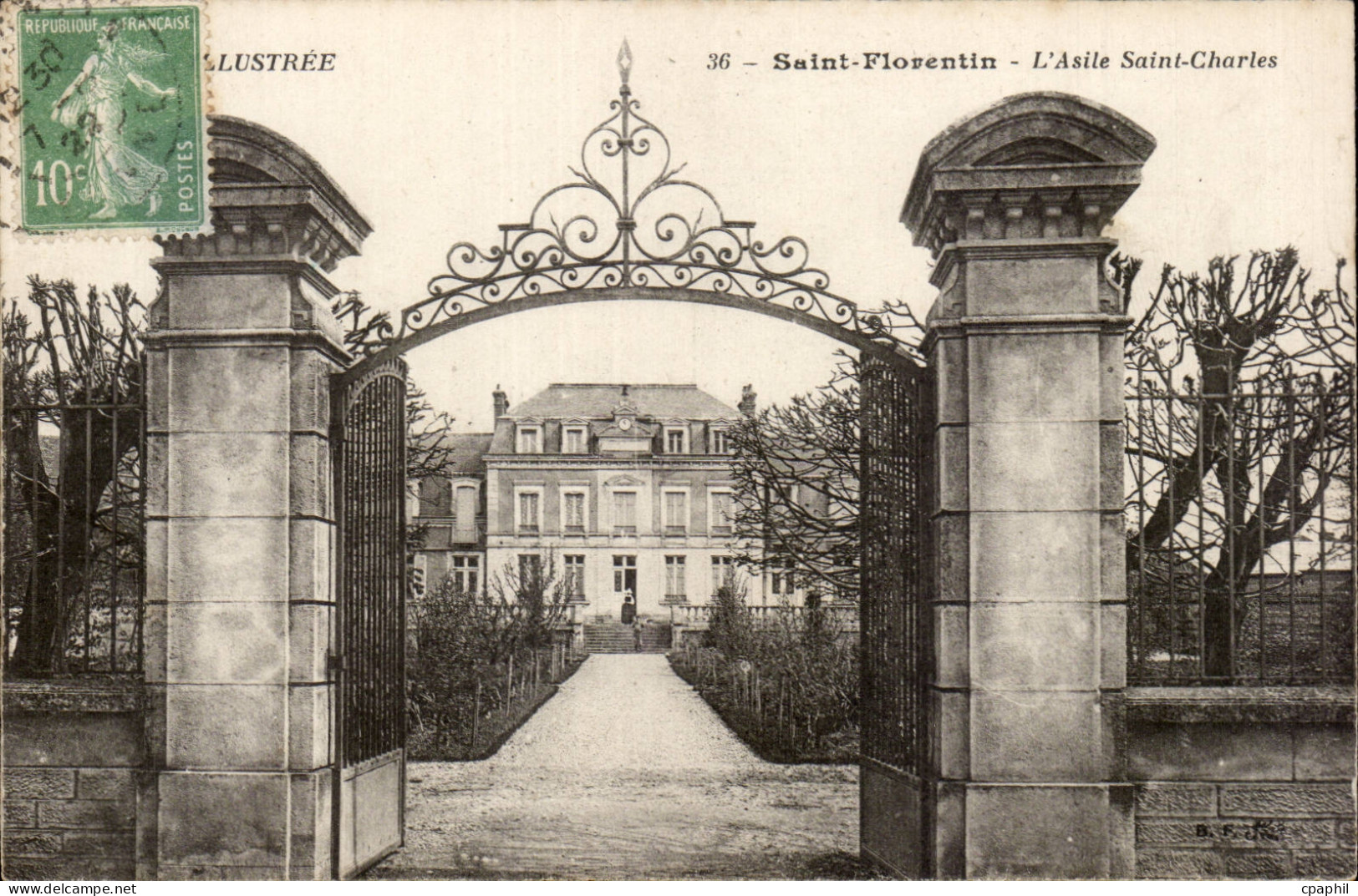 CPA Saint Florentin L'asile Saint Charles