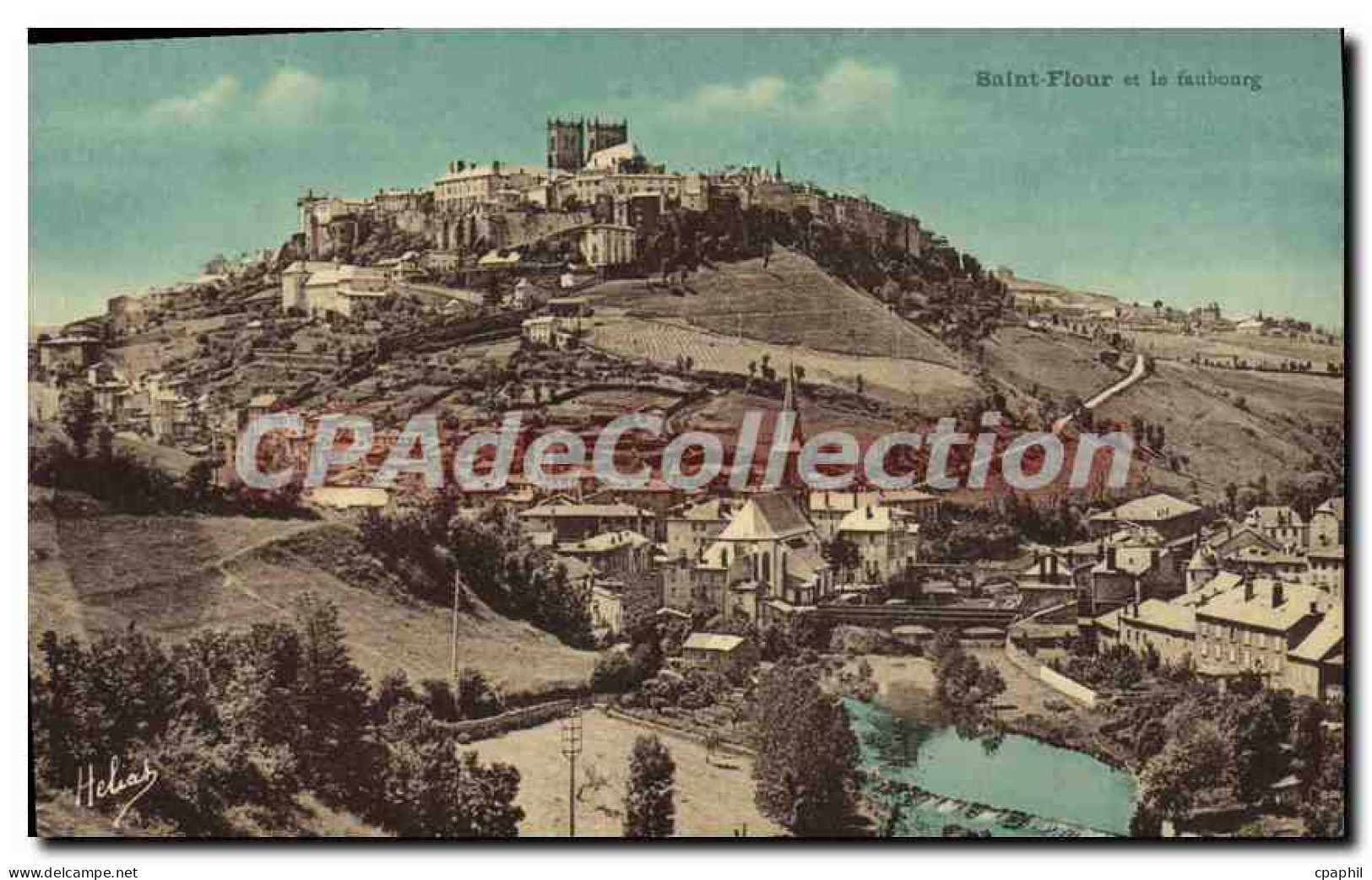 CPA Saint Flour et le faubourg
