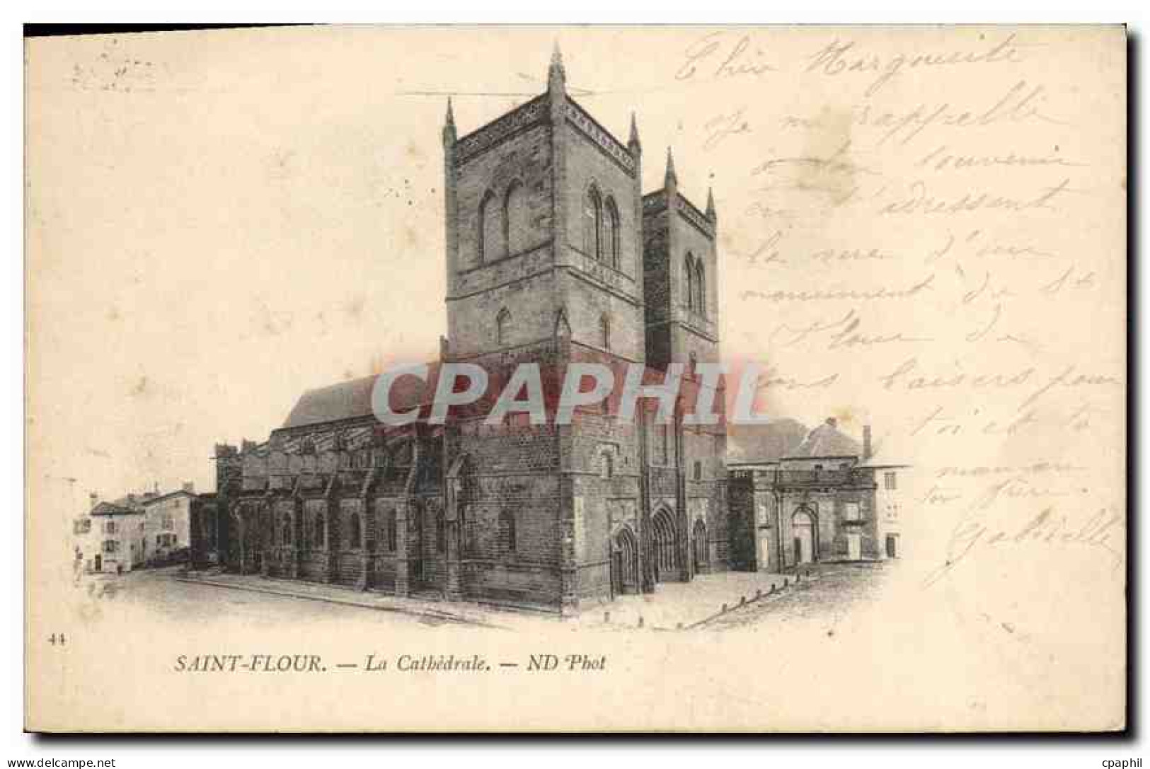 CPA Saint Flour la Cathedrale