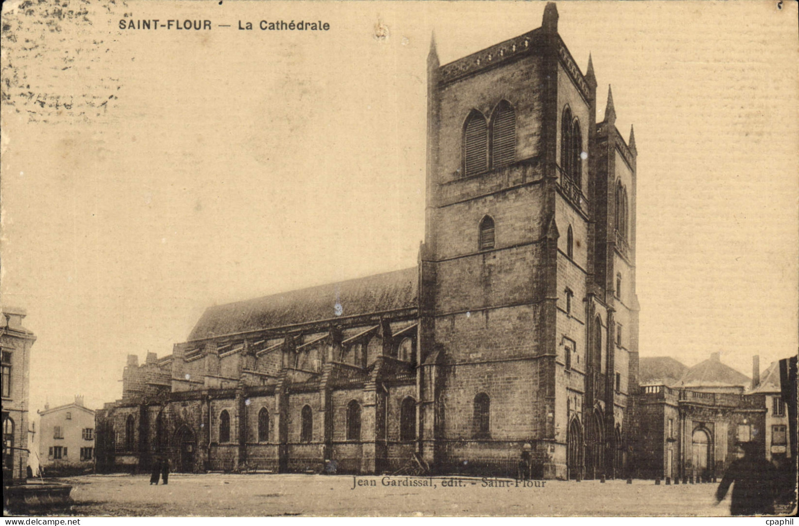 CPA Saint Flour La Cathedrale