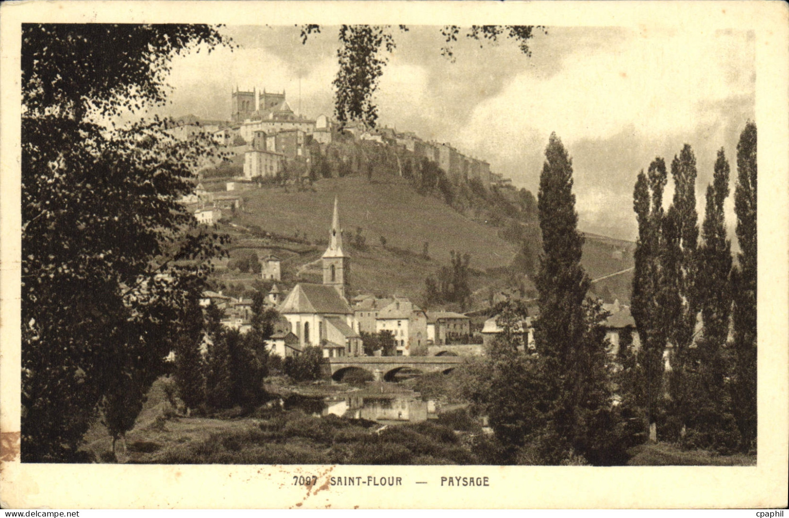 CPA Saint Flour Paysage