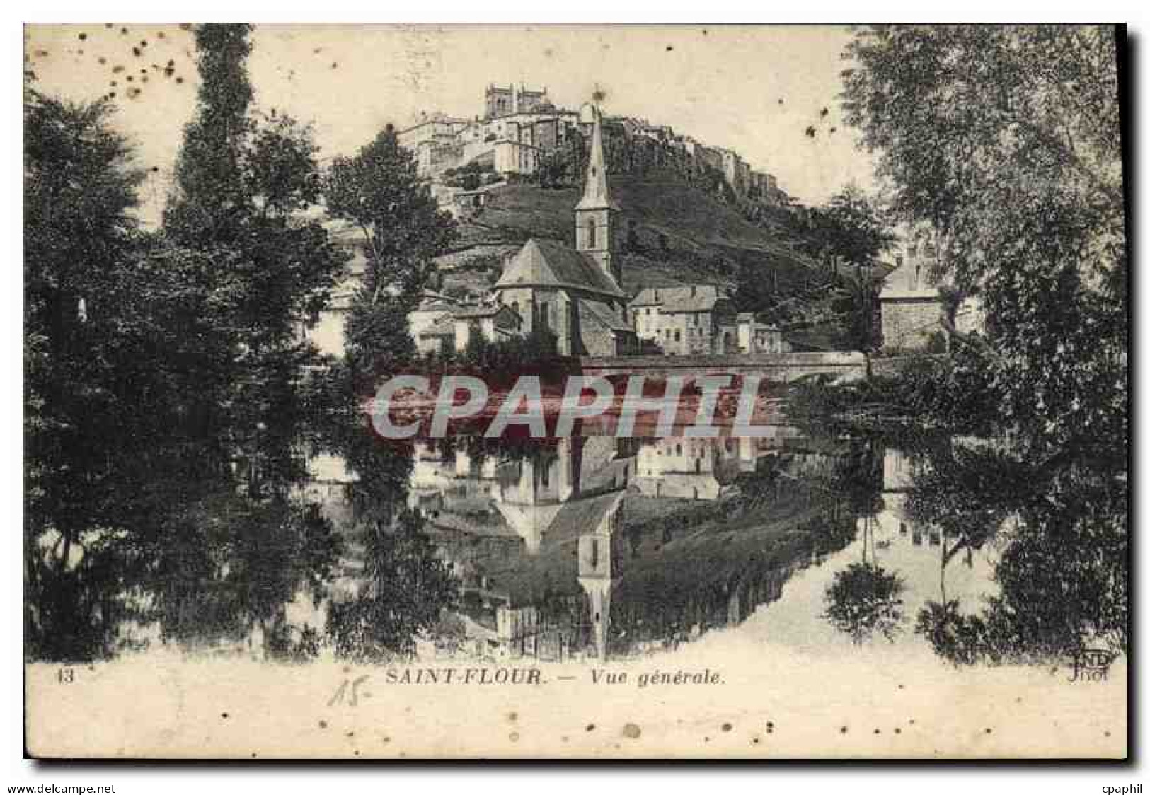 CPA Saint Flour vue generale