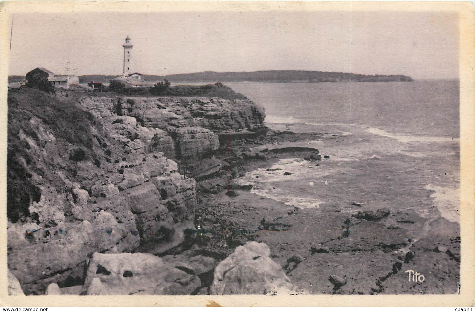 CPA Saint Georges de Didonne (Cote d'Argent) La Pointe de Vallieres le Phare