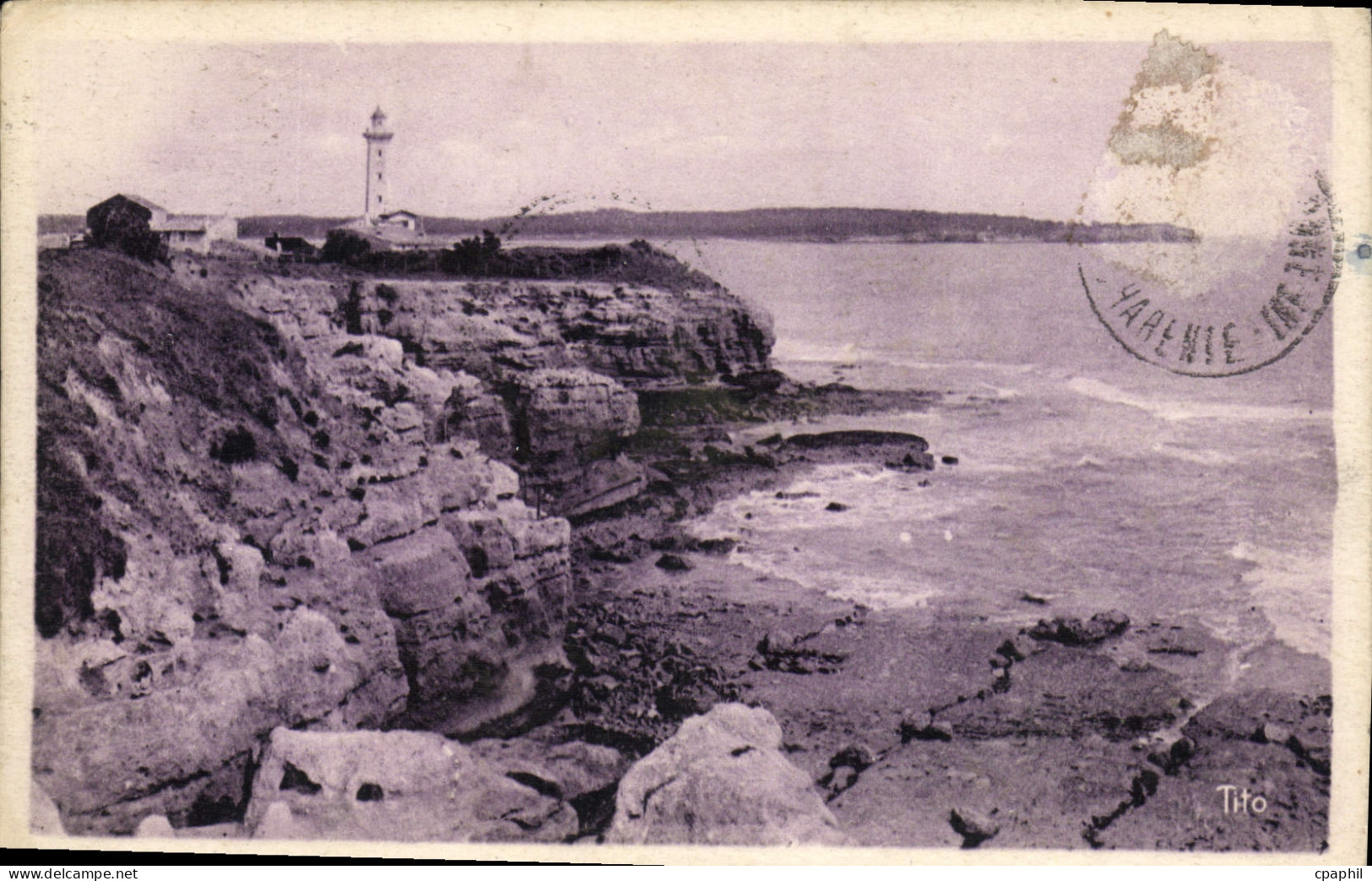 CPA Saint Georges de Didonne Cote d'Argent La Pointe de Vallieres Le Phare