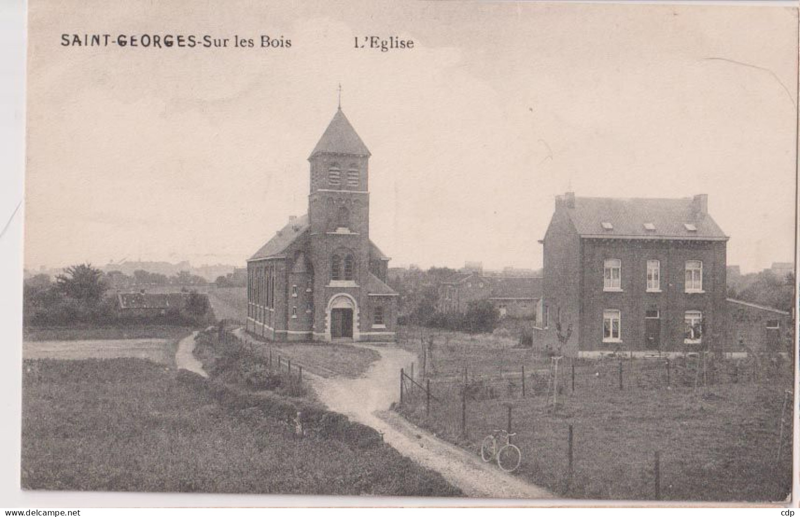 cpa saint georges sur les bois