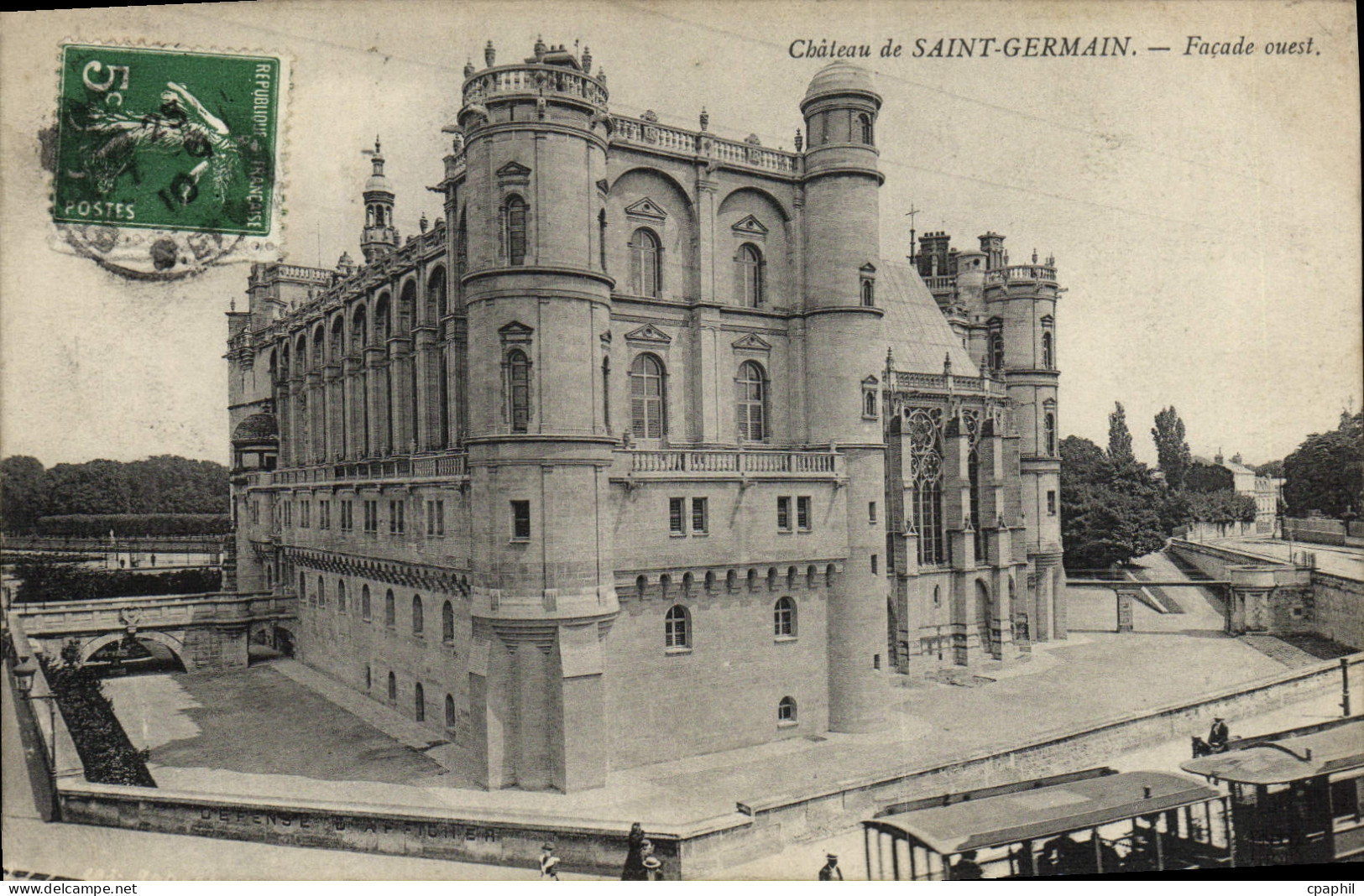 CPA Saint Germain En Laye Facade Coest
