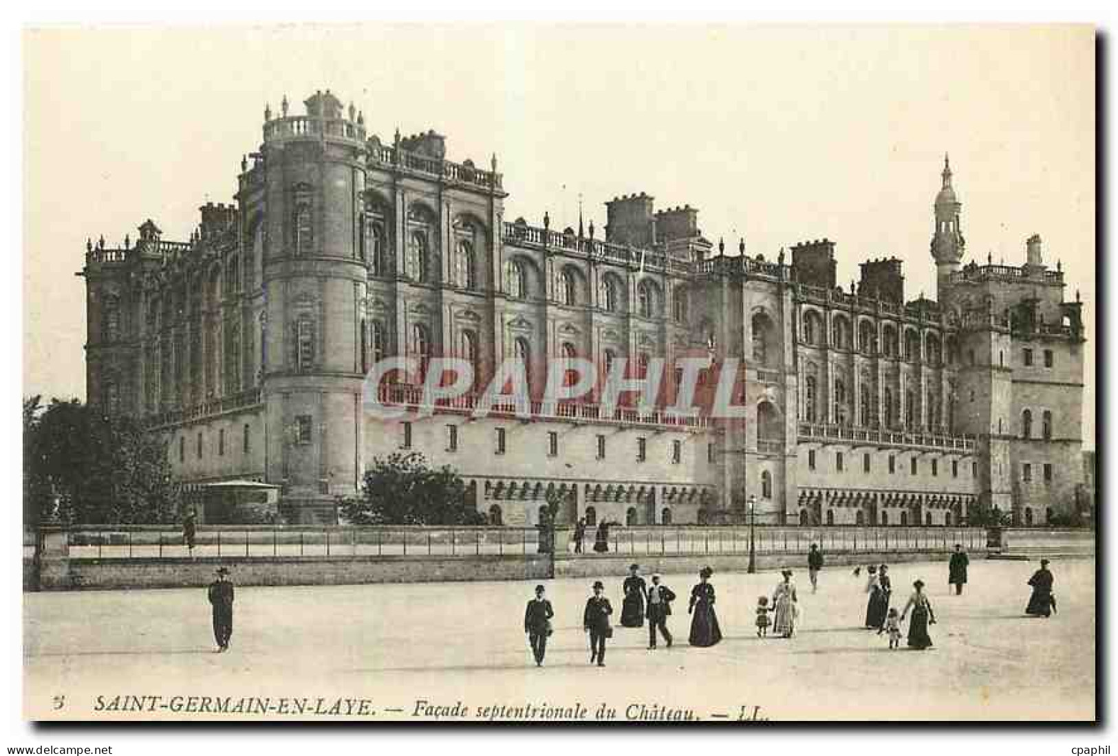 CPA Saint Germain en Laye Facade Septentrionale du Chateau