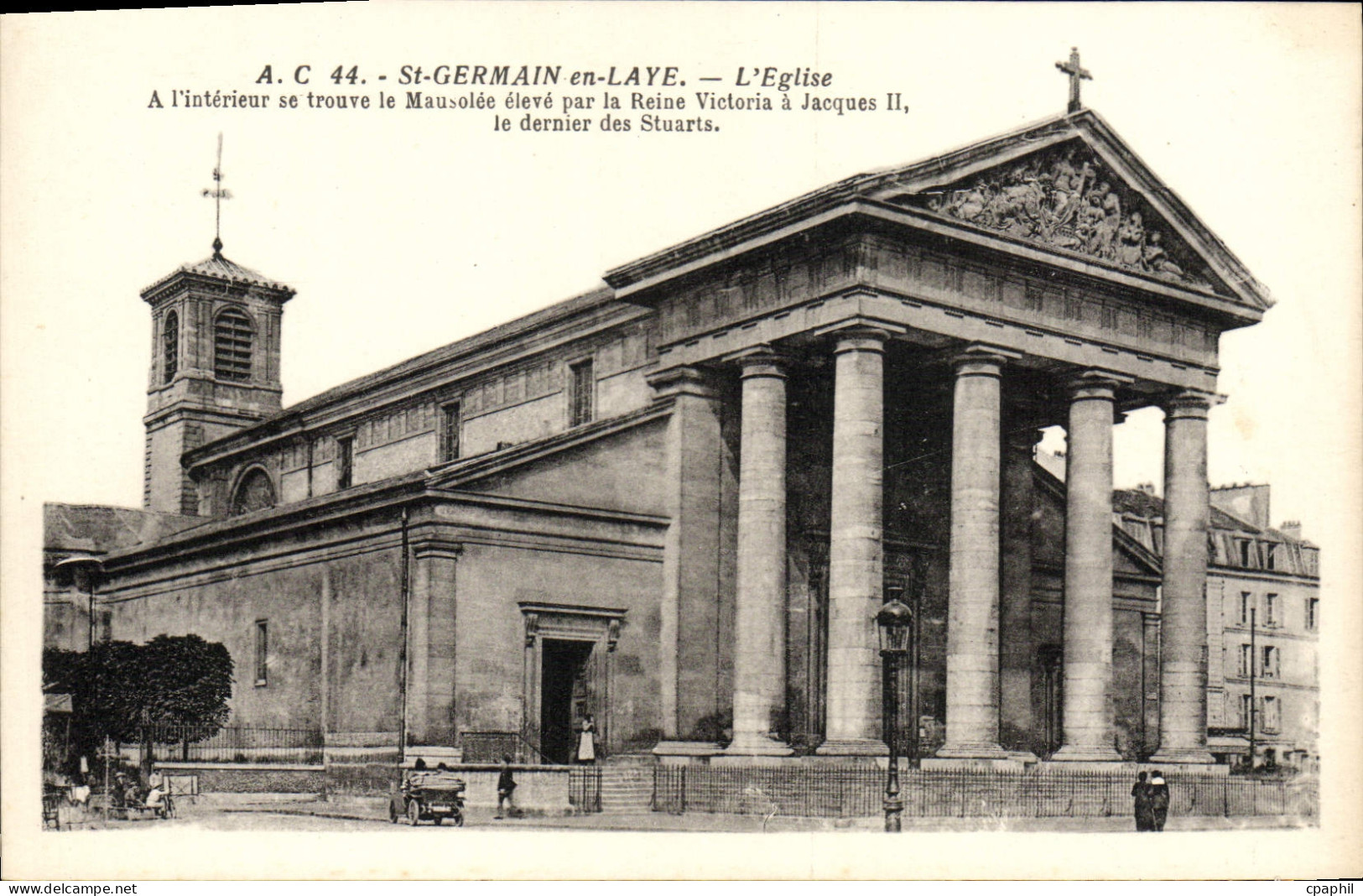 CPA Saint Germain En Laye L'Eglise