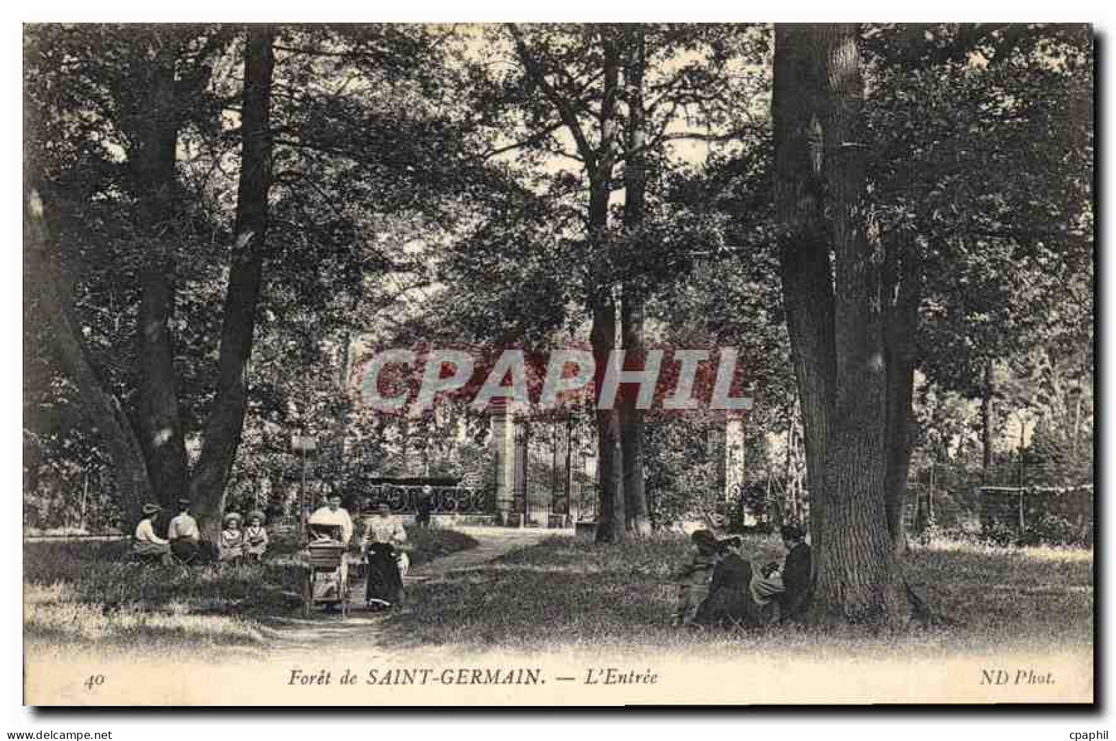 CPA Saint Germain en Laye l'Entree