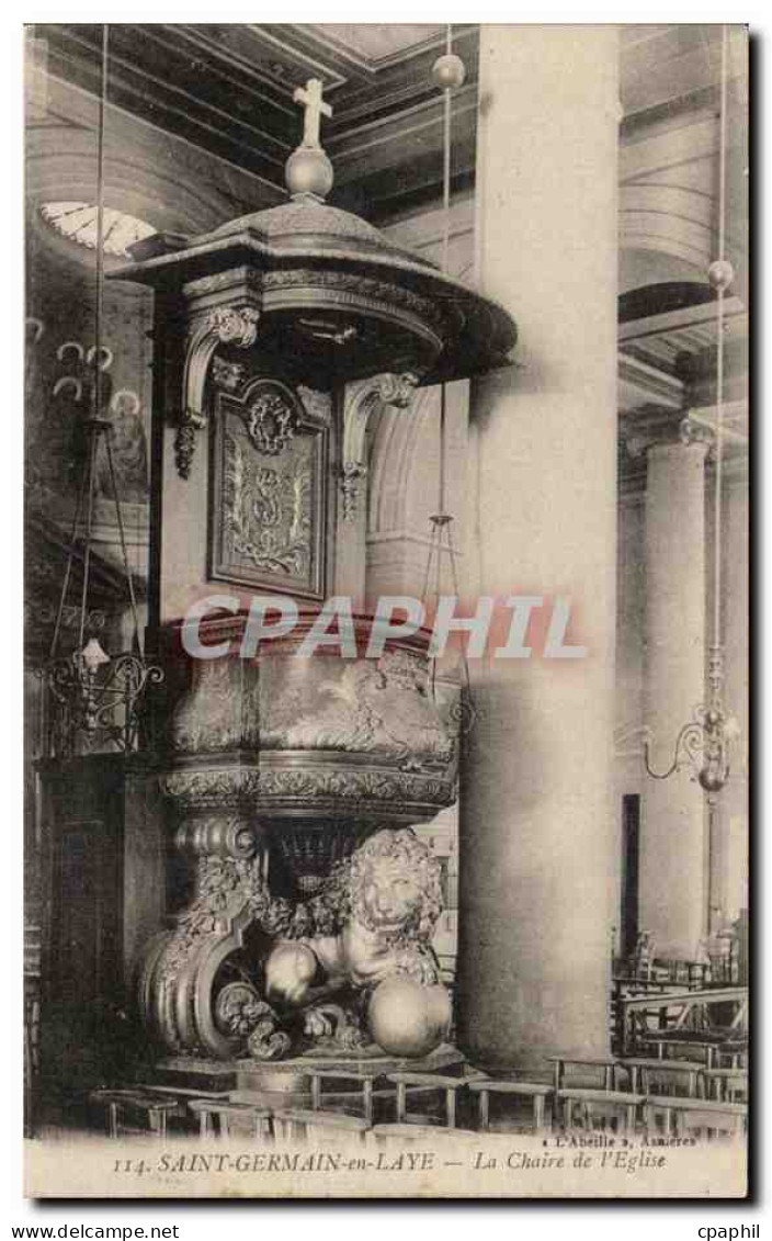 CPA Saint Germain en laye La Chaire de l'Eglise