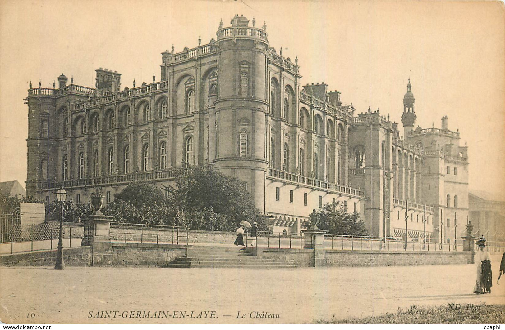 CPA Saint Germain en Laye le chateau