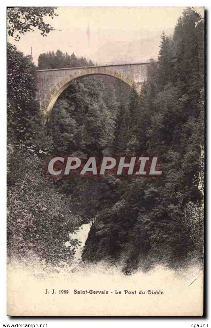CPA Saint Gervais Le Pont du Diable