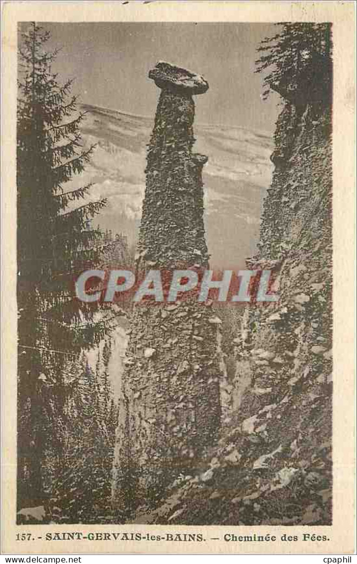 CPA Saint Gervais les Bains Cheminee des Fees