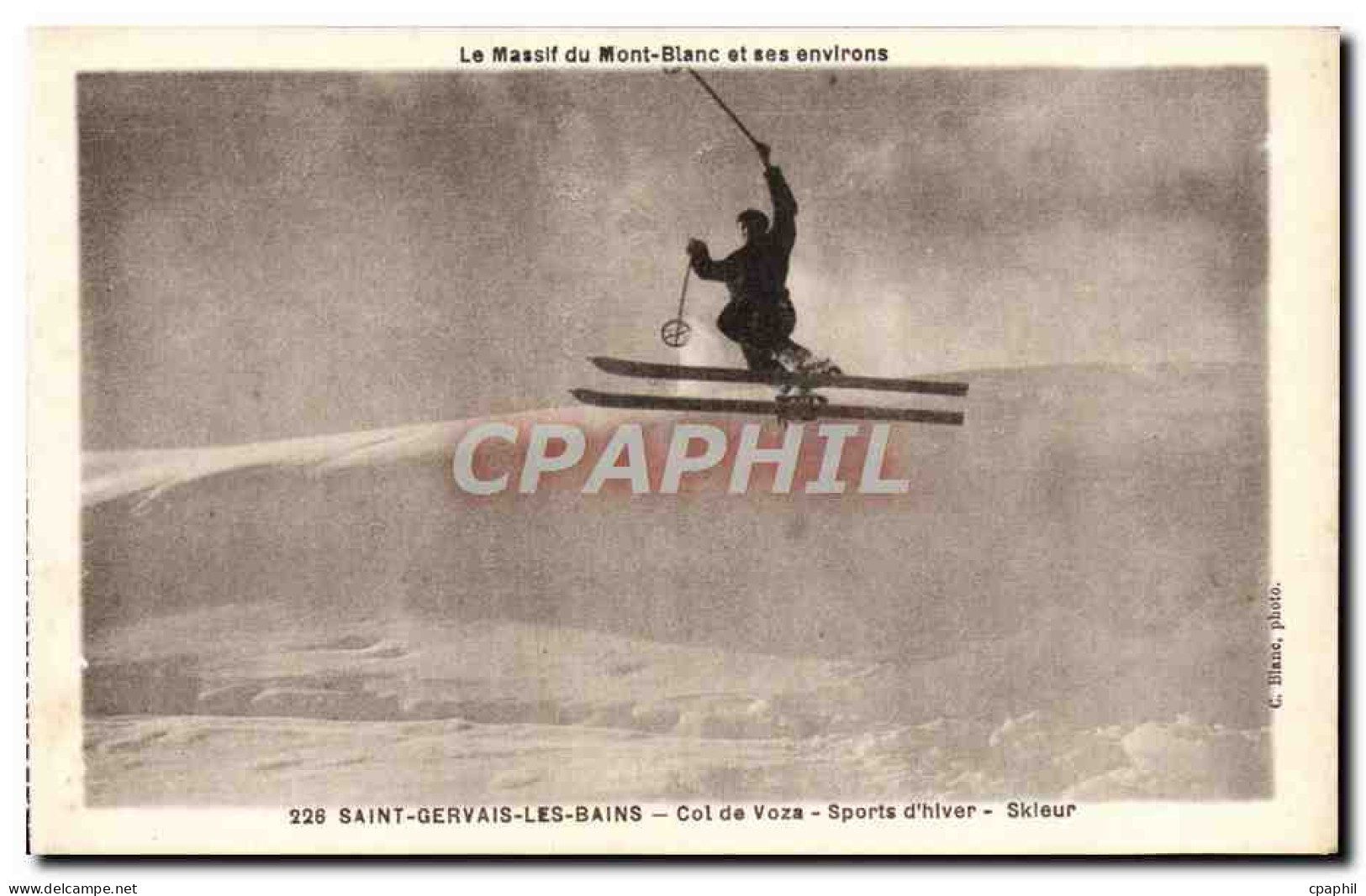 CPA Saint Gervais Les Bains Col de Voza Sports d'hiver Ski