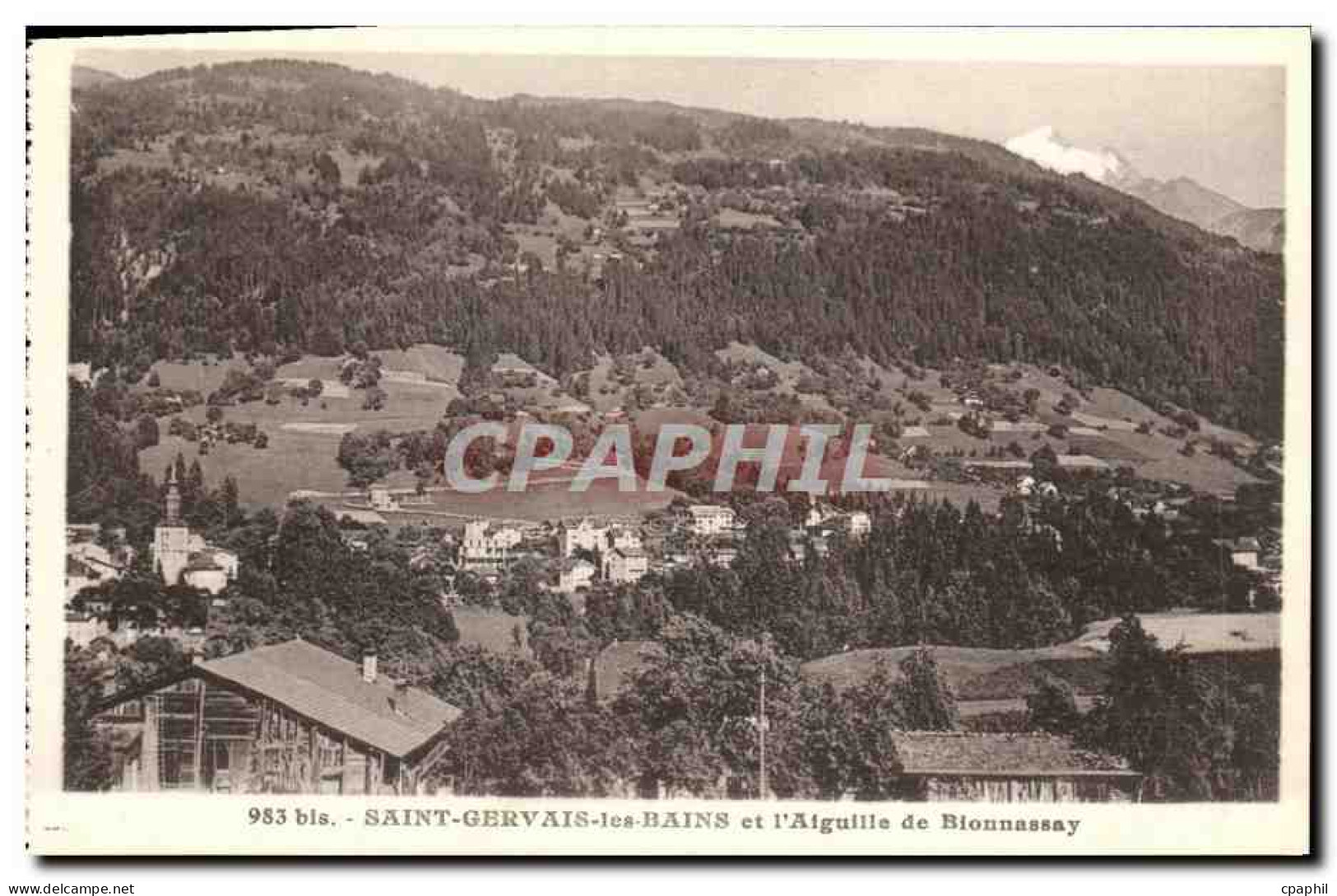 CPA Saint Gervais les Bains et L Aiguille de Bionnassay
