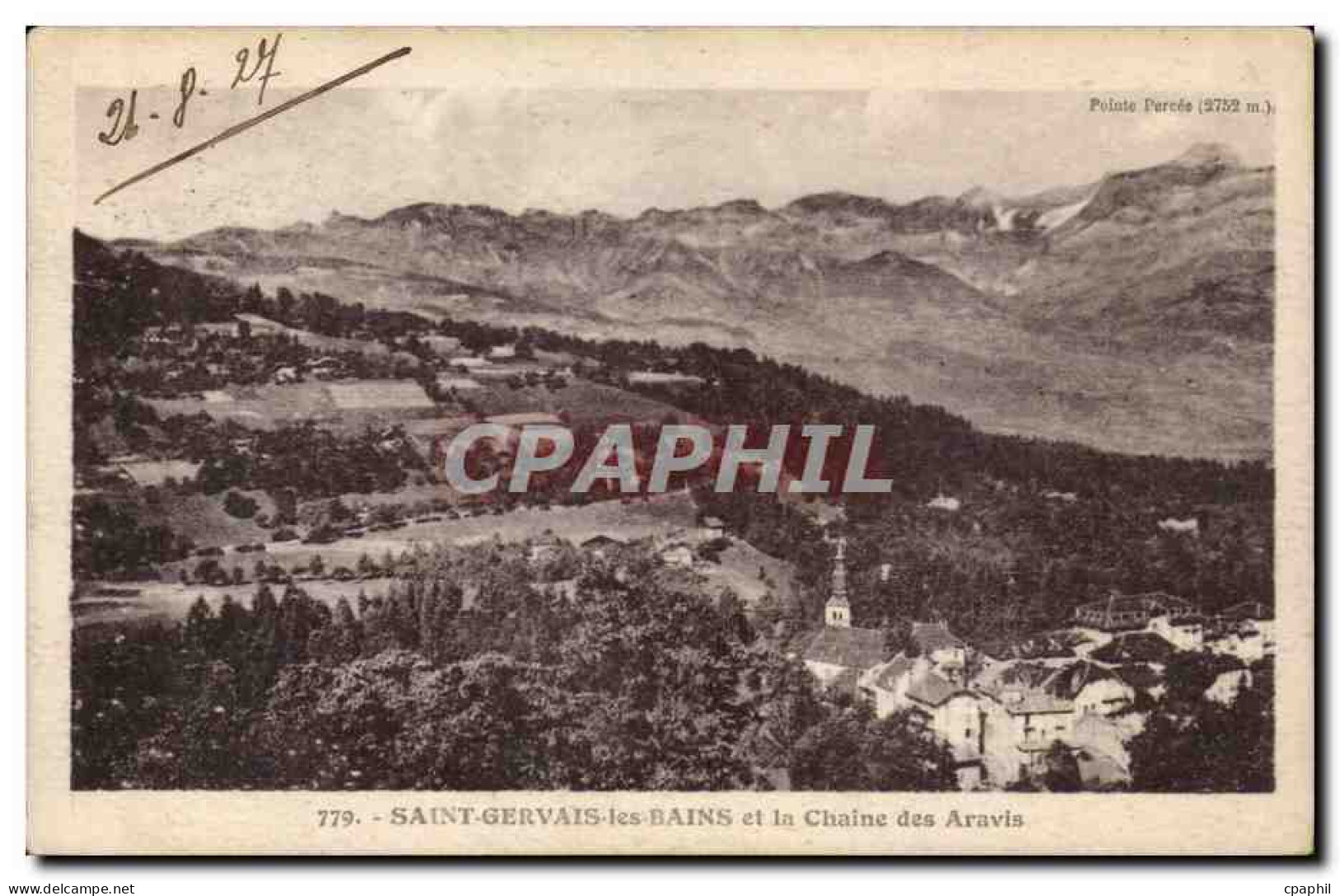 CPA Saint Gervais les Bains et la chaine des Aravis
