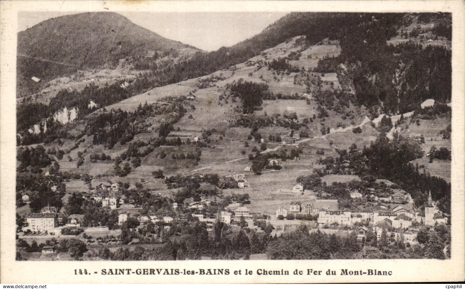 CPA Saint Gervais les Bains et le Chemin de Fer du Mont Blanc