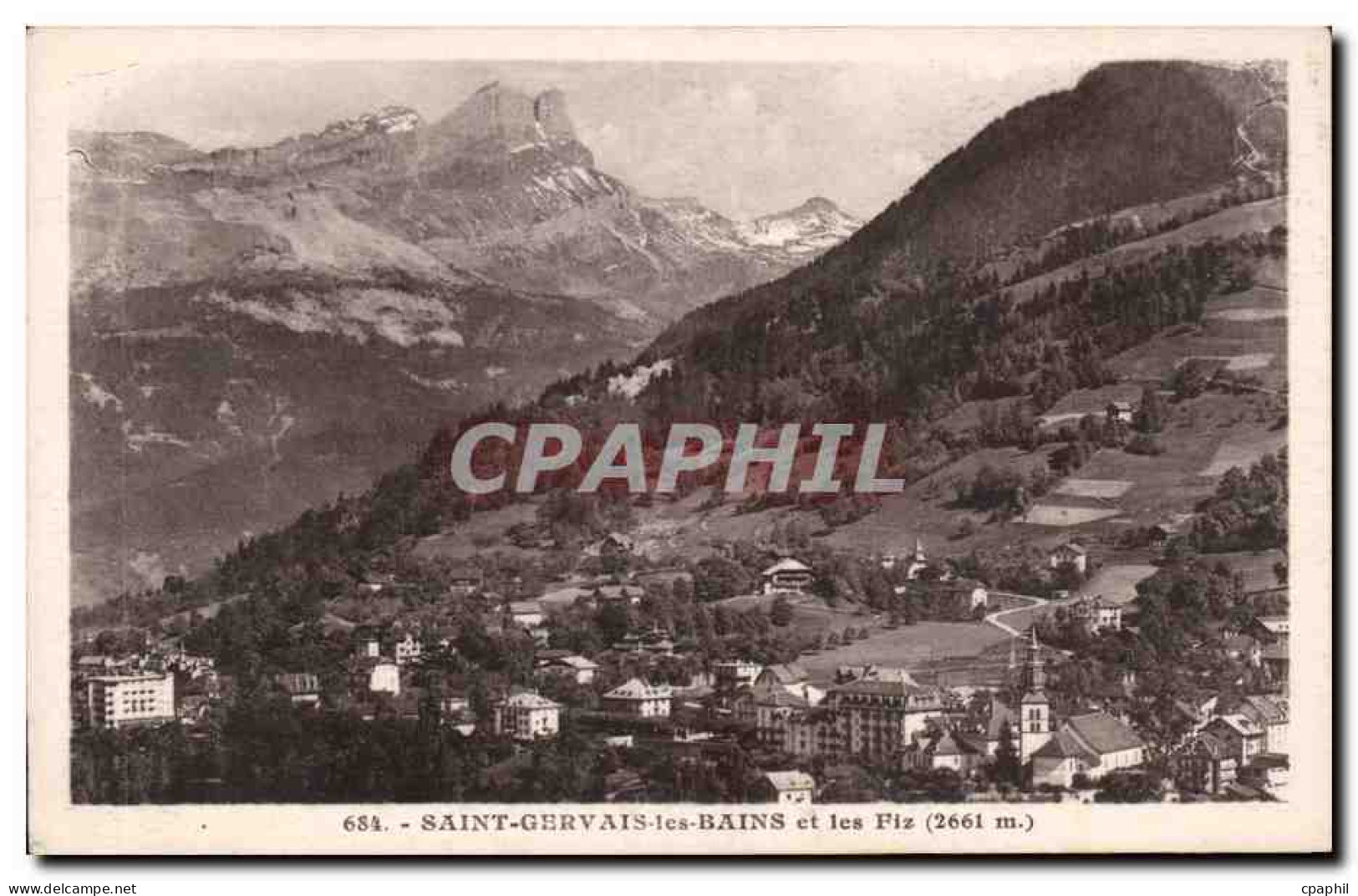 CPA Saint Gervais les Bains et le Fiz
