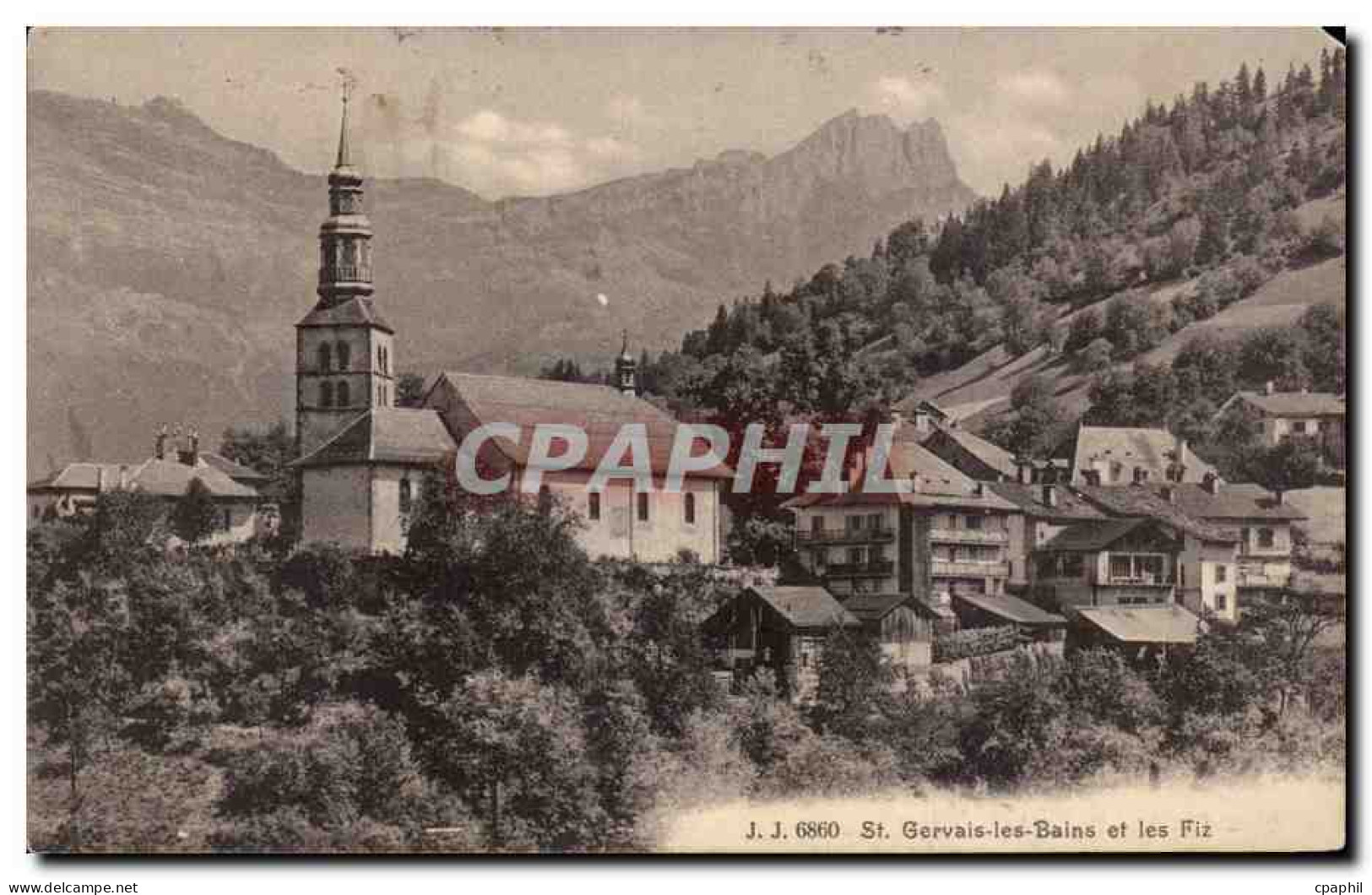 CPA Saint Gervais les Bains et les Fiz