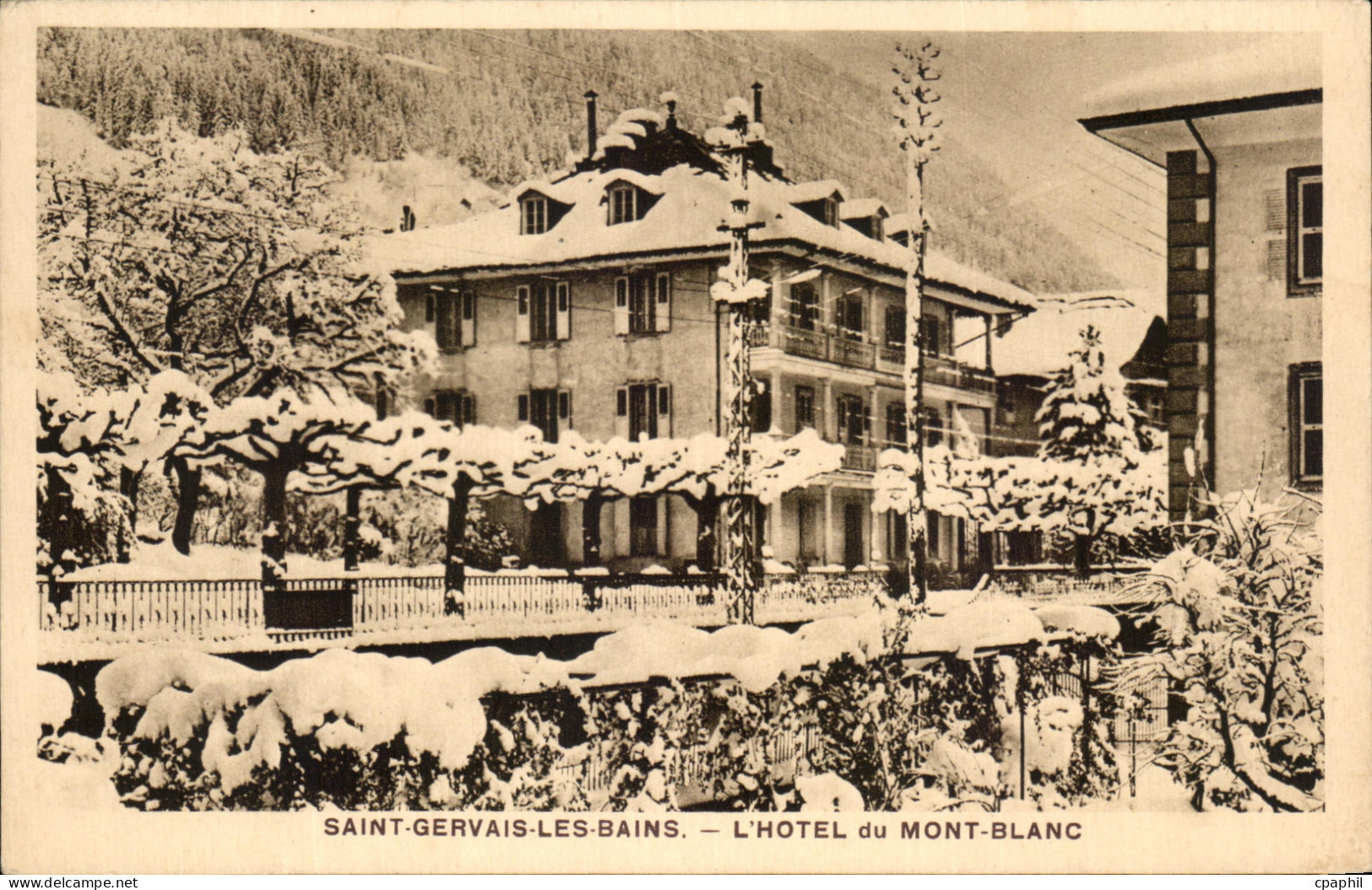 CPA Saint Gervais Les Bains L'Hotel du Mont Blac
