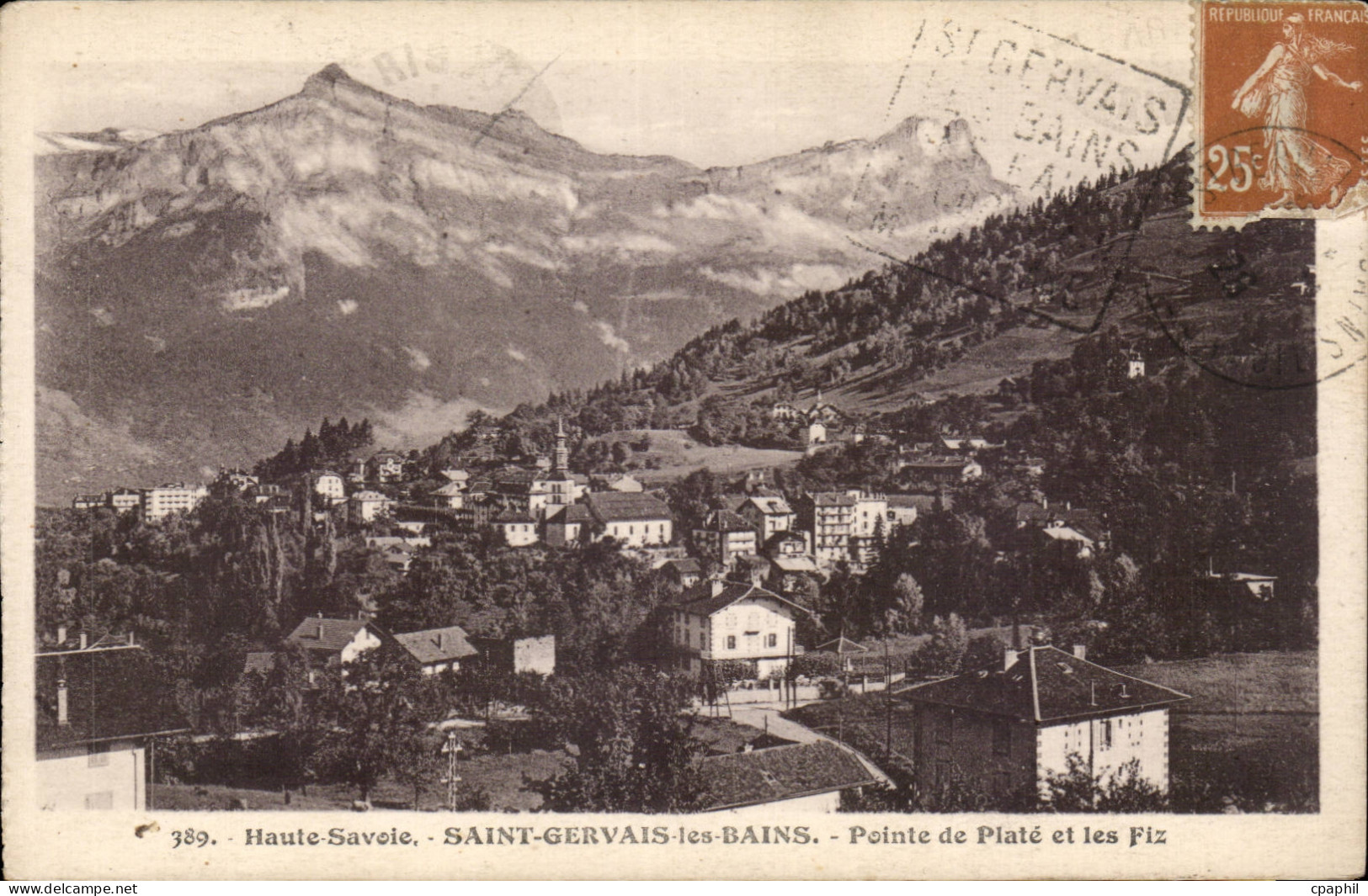 CPA Saint Gervais les Bains Pointe de Plate et le Fiz