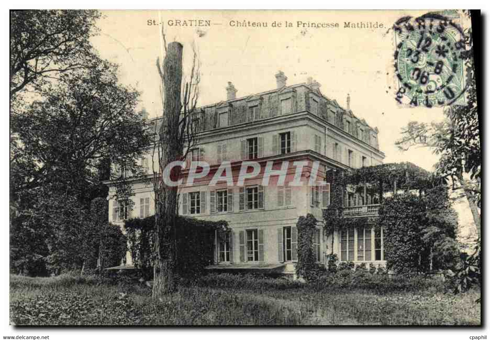 CPA Saint Gratien Chateau de la Princesse Mathilde