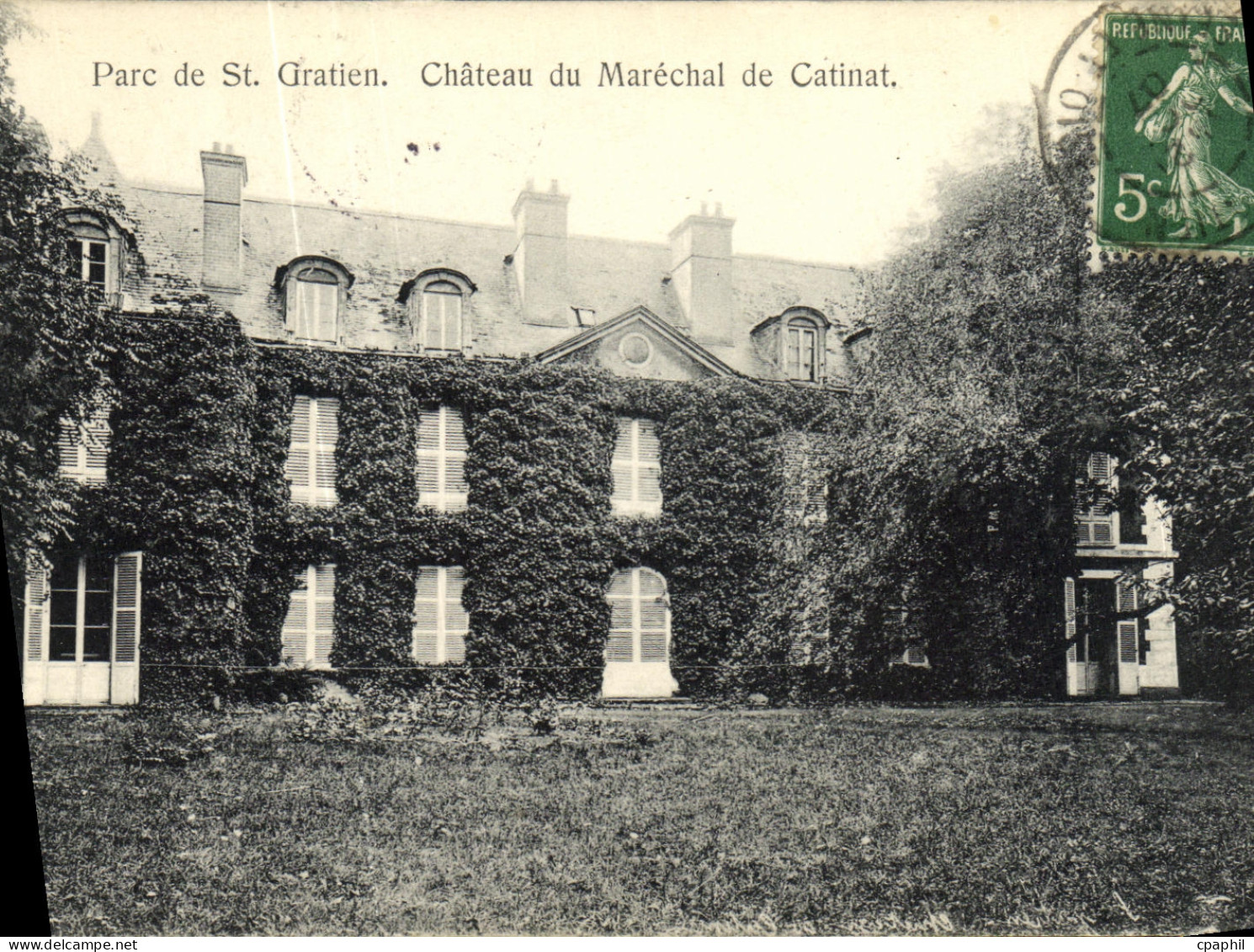 CPA Saint Gratien Chateau du Marechal de Catinat