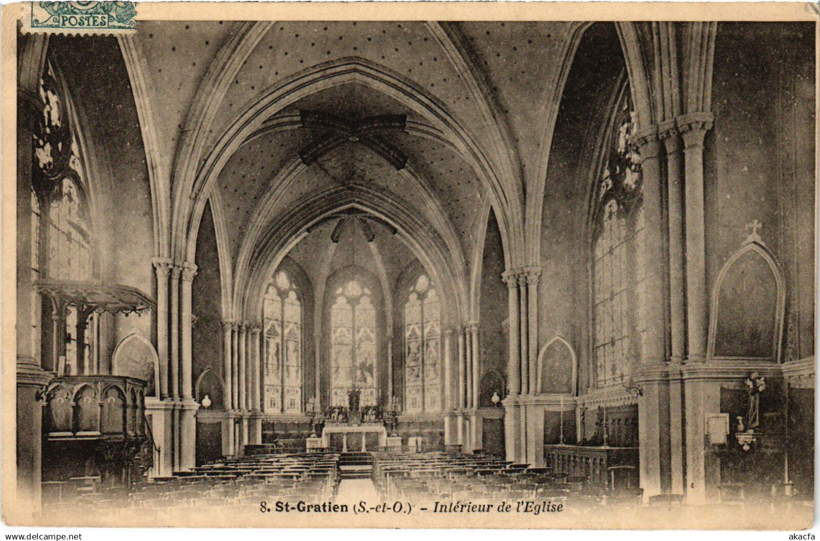 CPA Saint-Gratien Interieur de l'Eglise FRANCE (1330514)