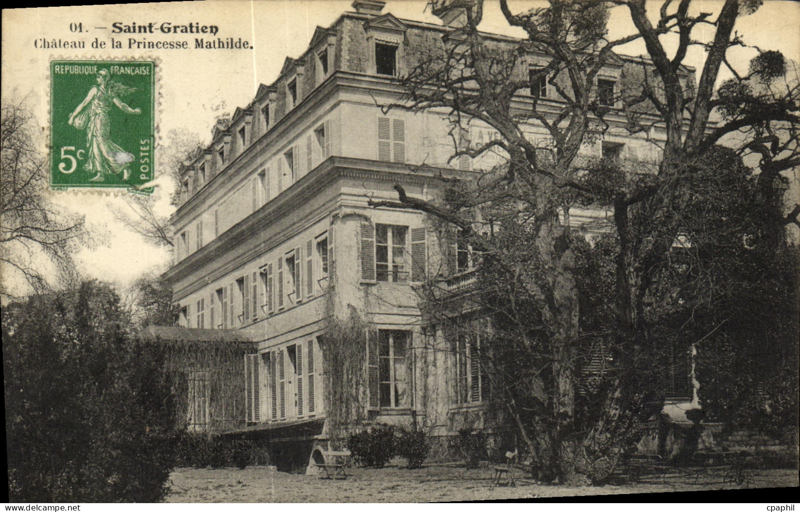 CPA Saint Gratien La Chateau de la Reine Mathilde
