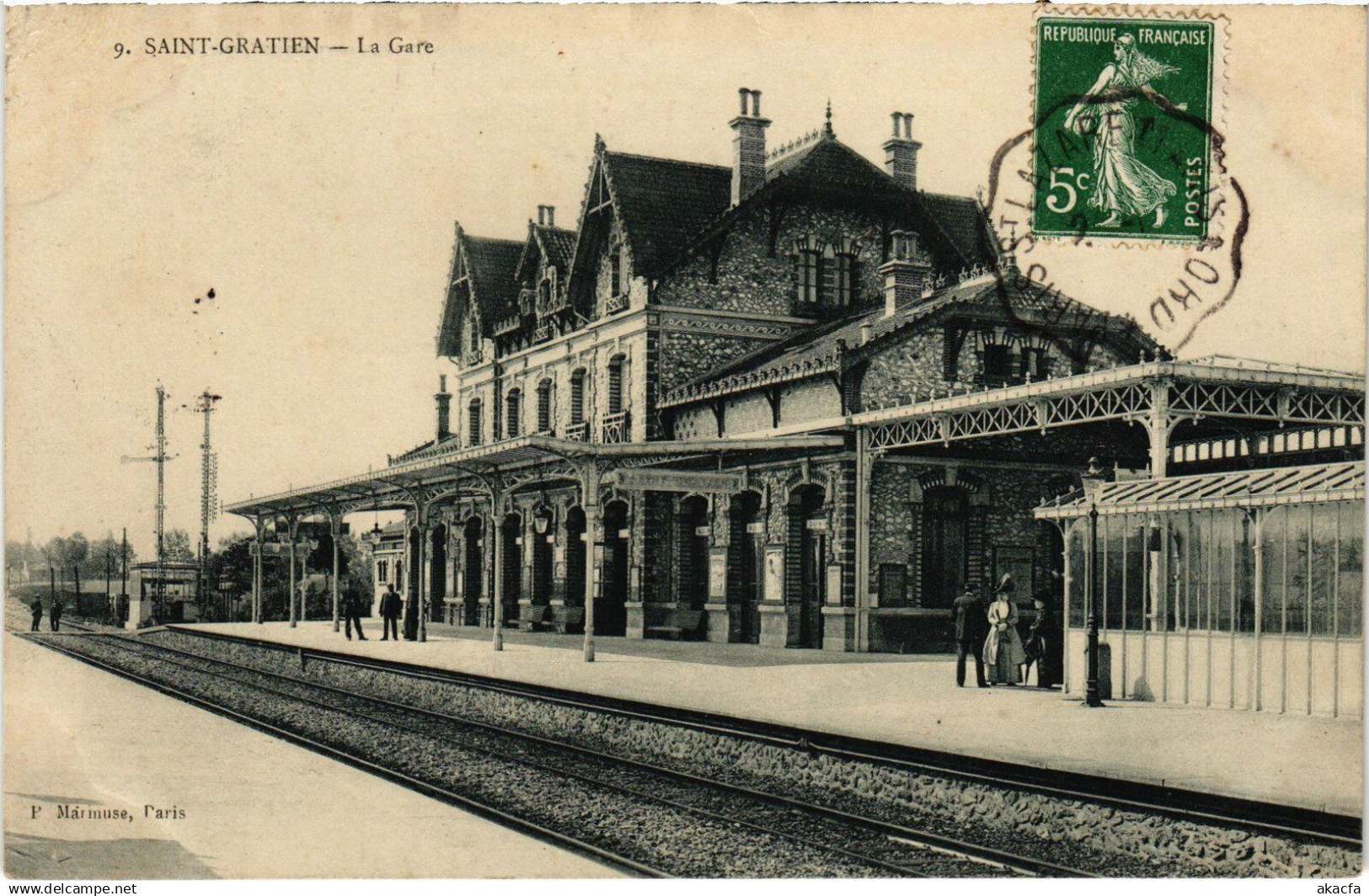 CPA Saint-Gratien La Gare FRANCE (1330495)