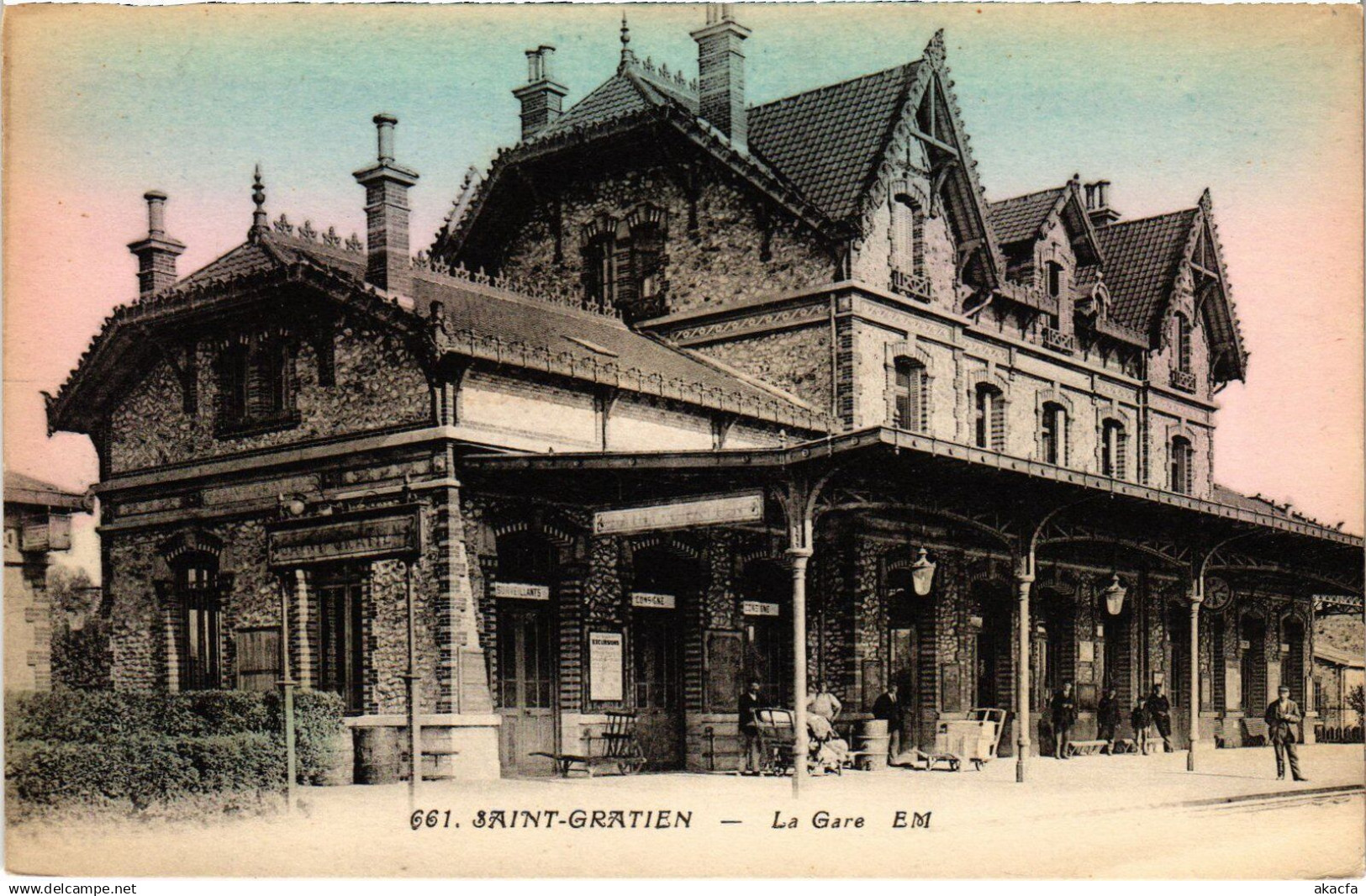 CPA Saint-Gratien La Gare FRANCE (1330513)