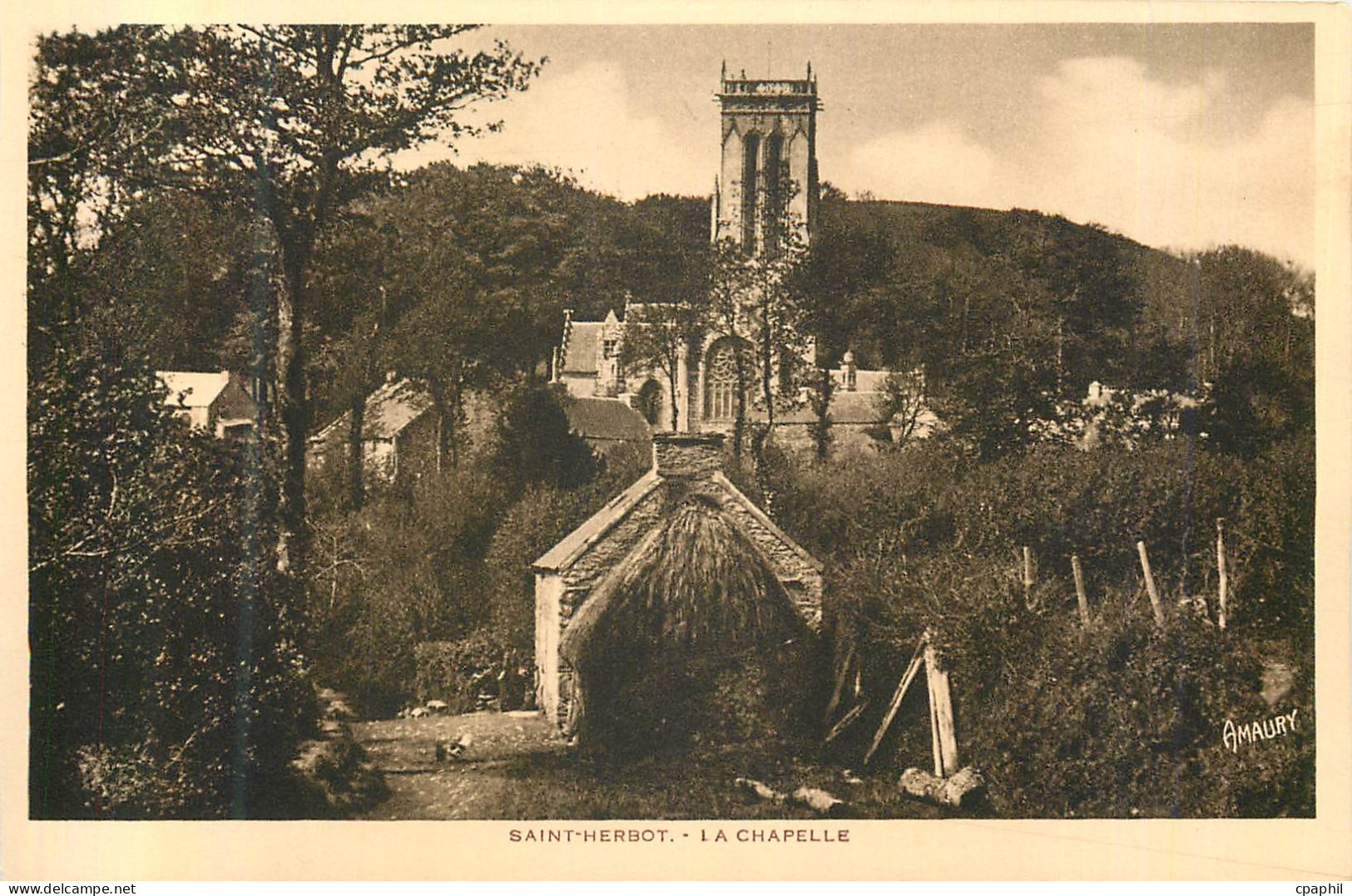 CPA Saint Herbot La Chapelle
