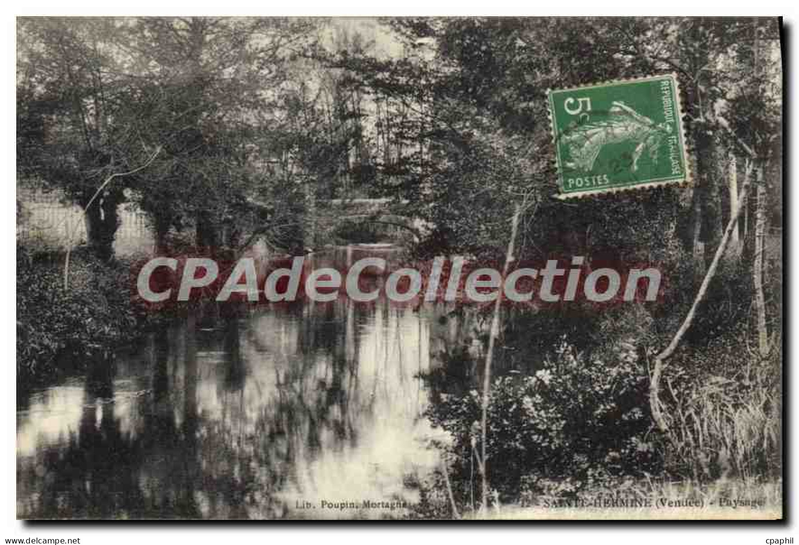 CPA Saint Hermine Paysage