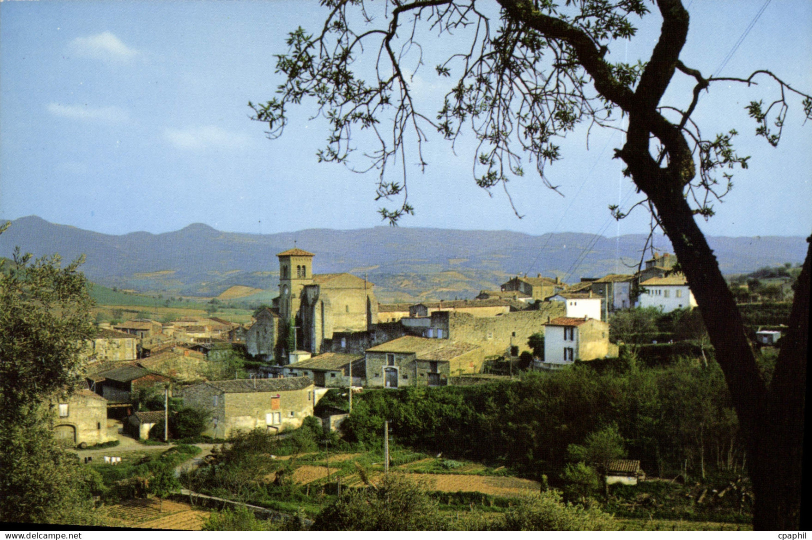 CPA Saint Hilaire Aude Vue generale