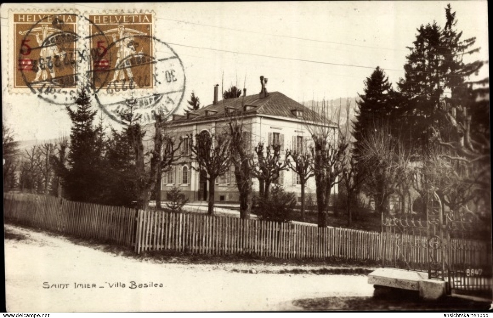 CPA Saint Imier Kanton Bern, Villa Basilea